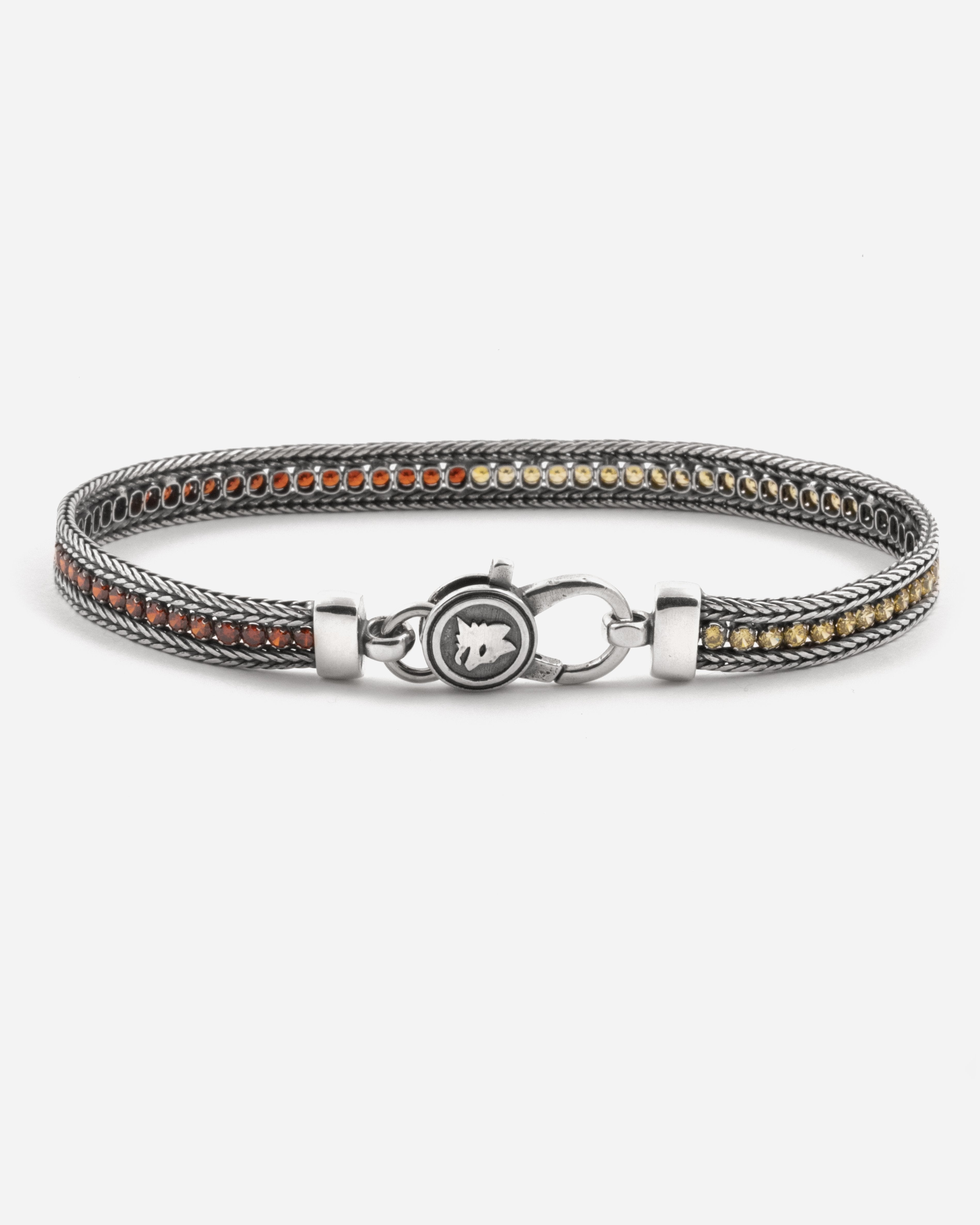 NOVE25 Bracciali generici tennis zirconi giallo rossi as roma