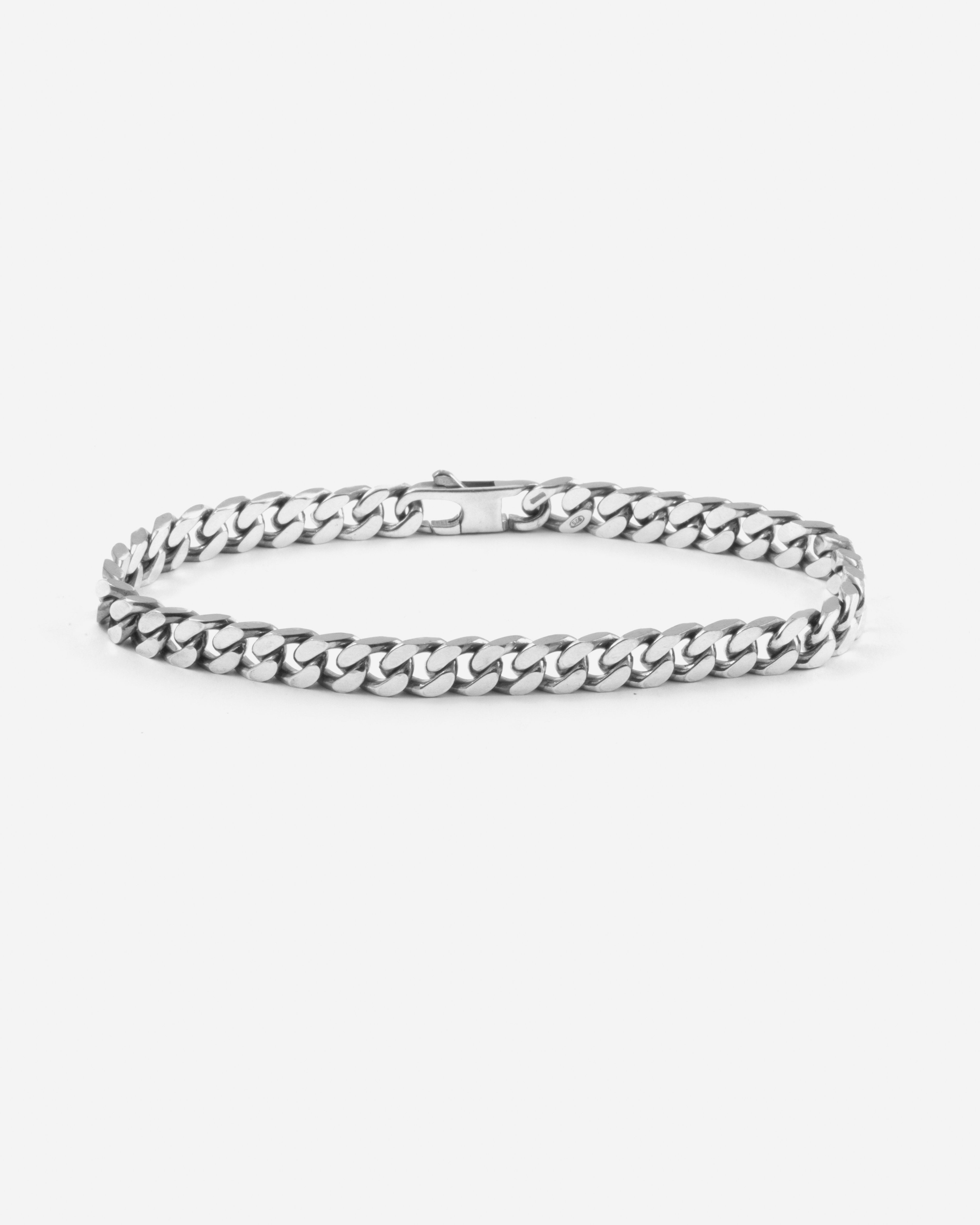 BRACCIALE GRUMETTA QUADRATA FILO 200 / ARGENTO BRU