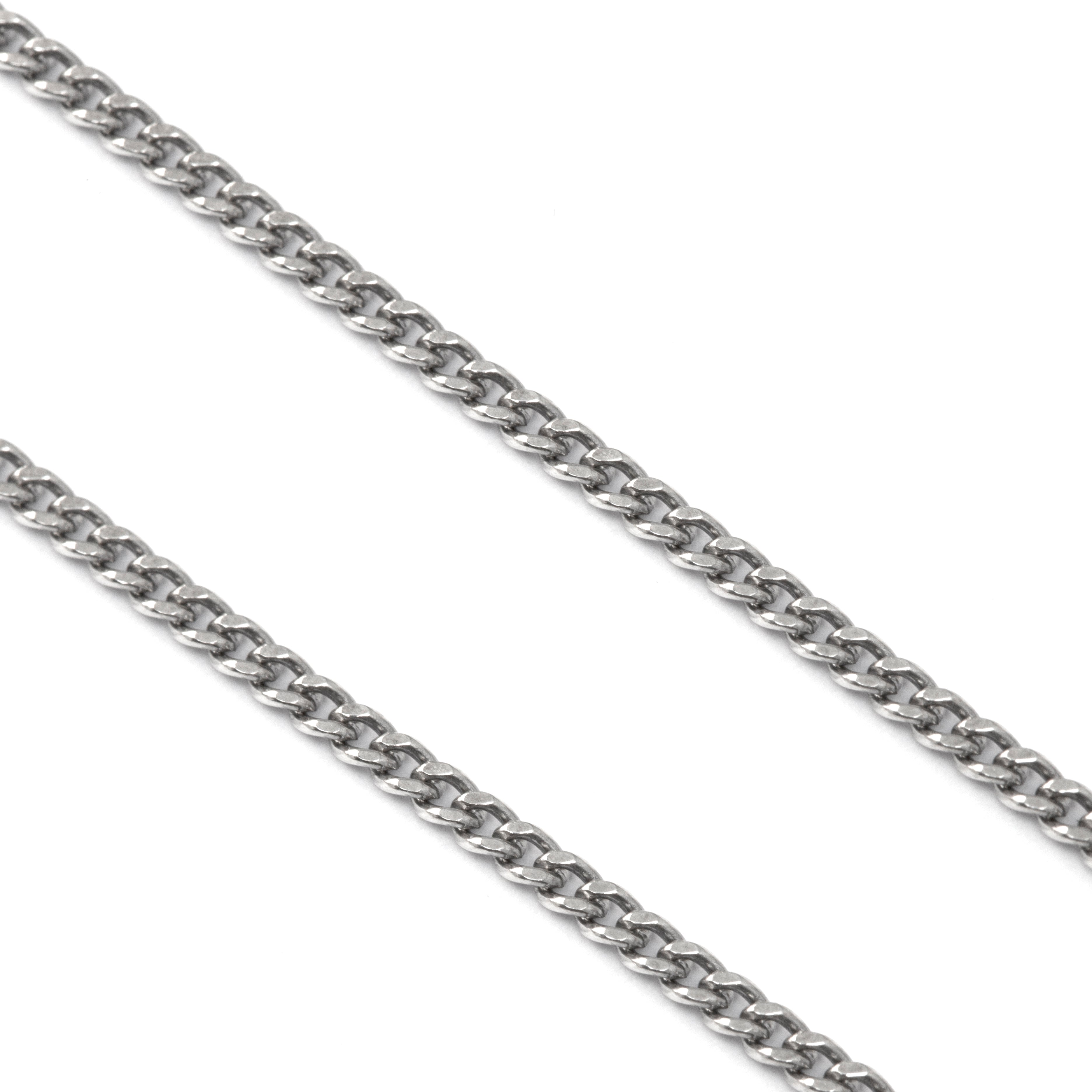 COLLANA GRUMETTA FILO 060 / ARGENTO BRUNITO LUCIDO