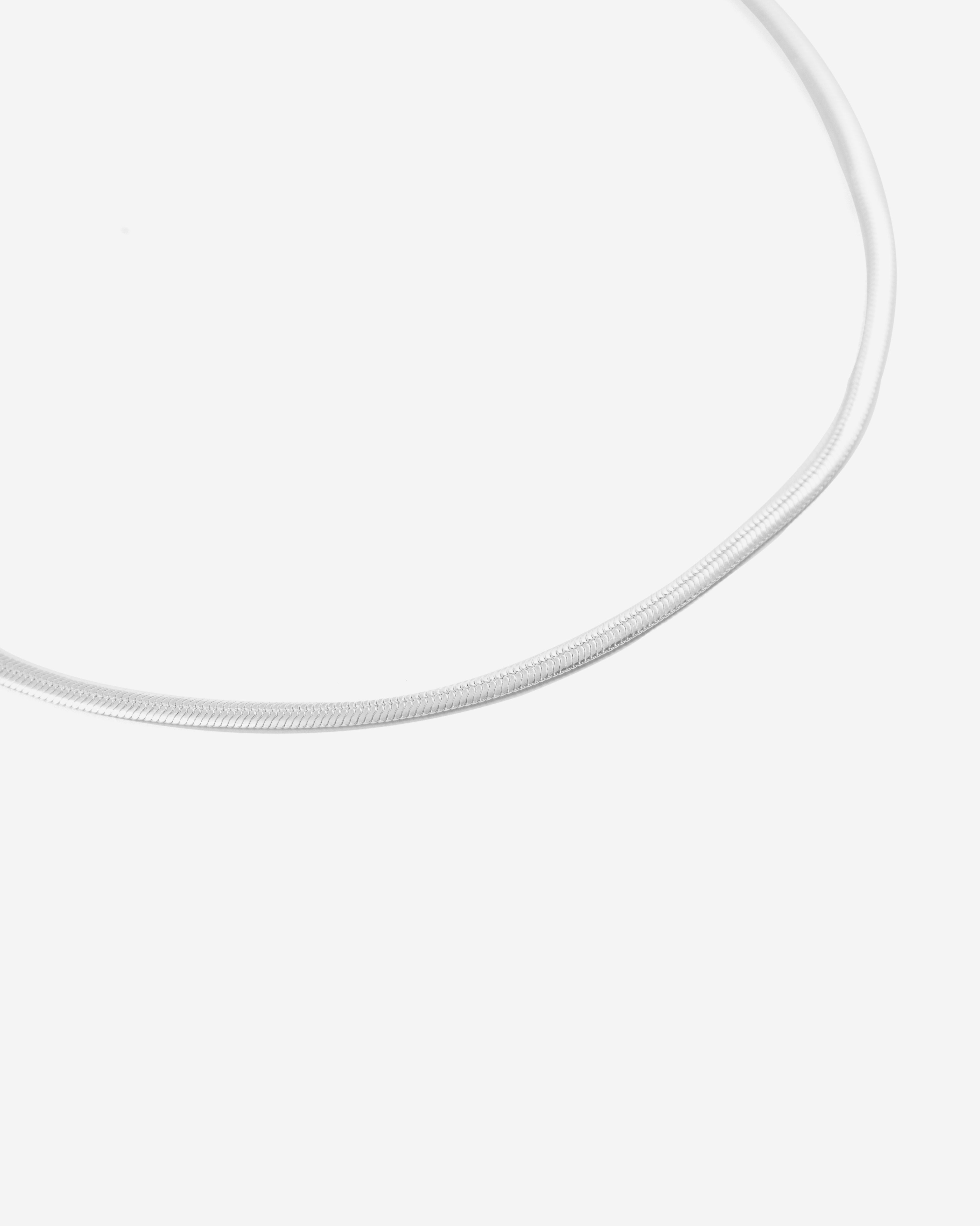 COLLANA MAGIC OVALE 60 / ARGENTO LUCIDO