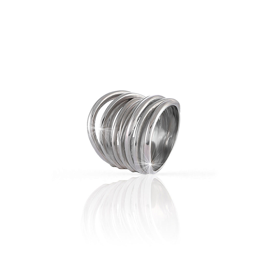 Anello Unoaerre in Argento Bianco