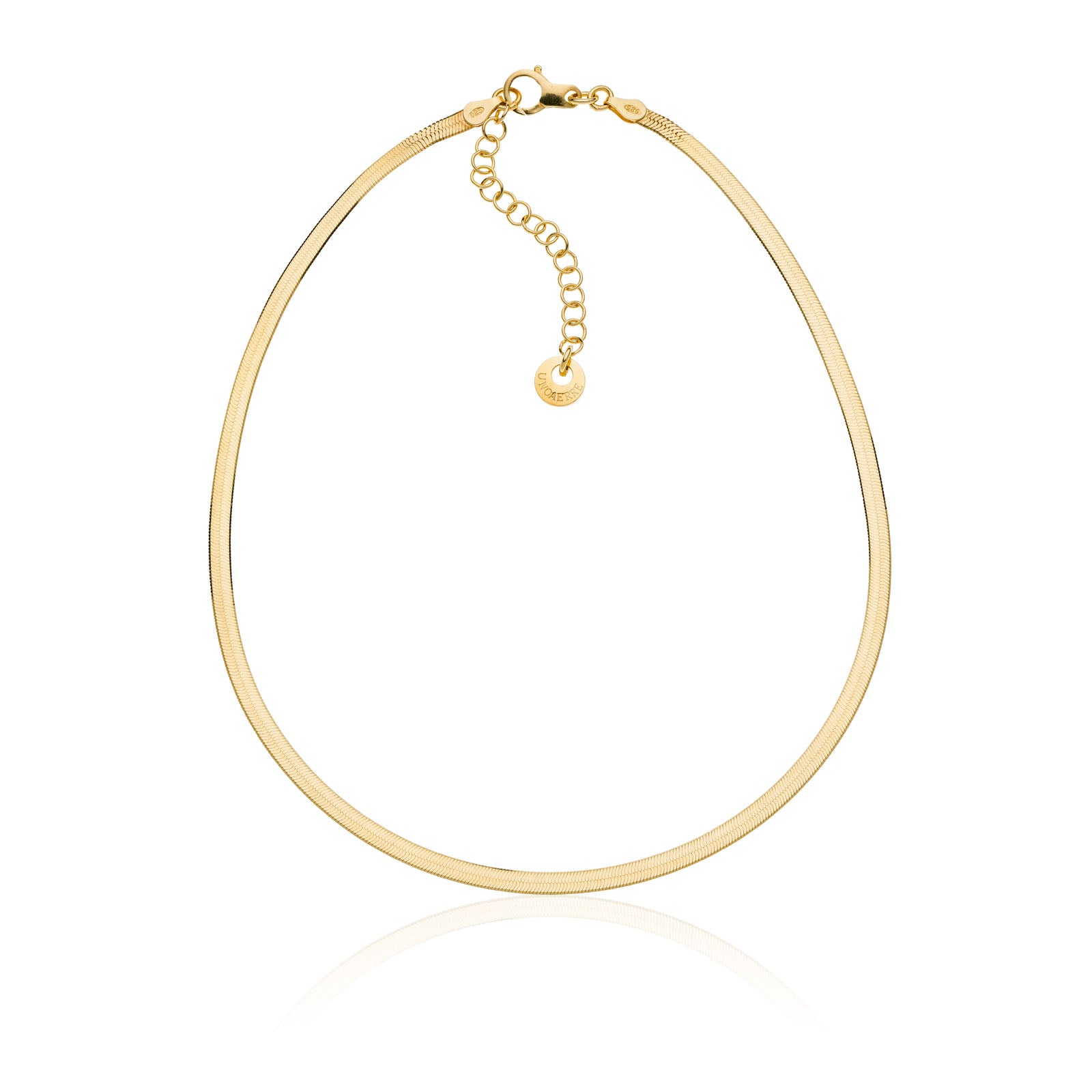 Collana Unoaerre in Argento Giallo