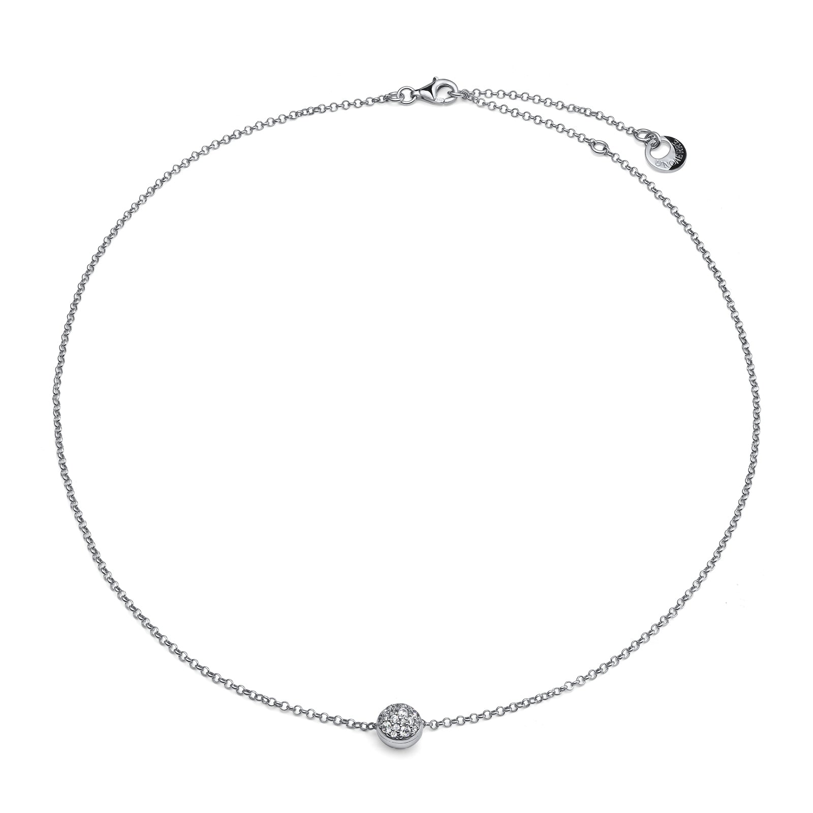 Collana Unoaerre in Argento Bianco