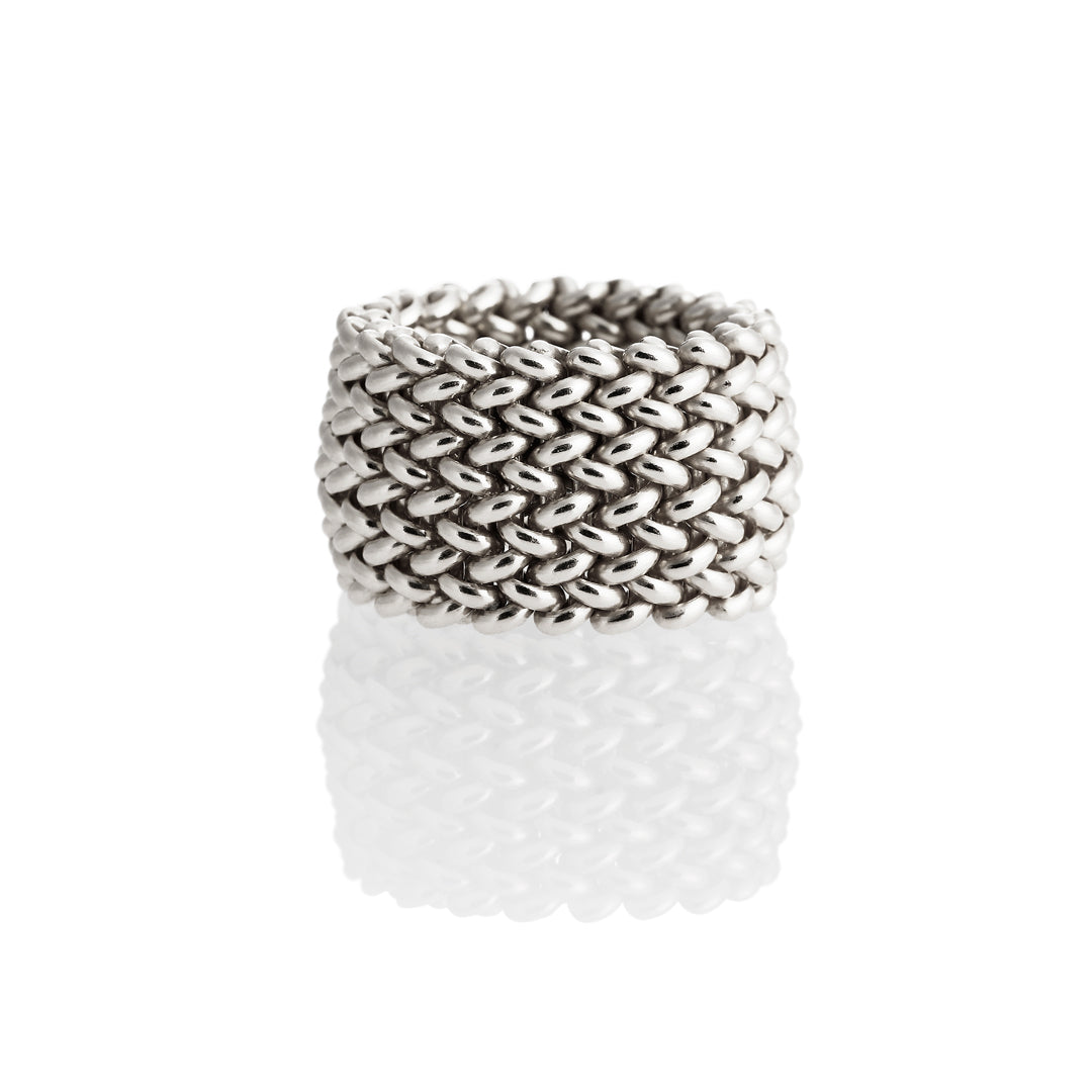 Anello Unoaerre in Argento Bianco