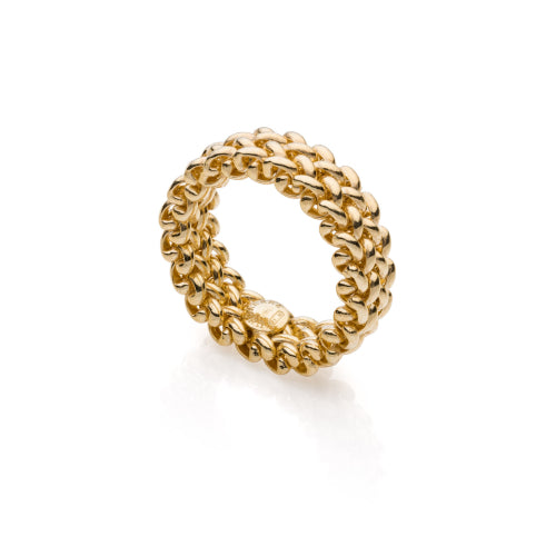 Anello Unoaerre in Argento Giallo