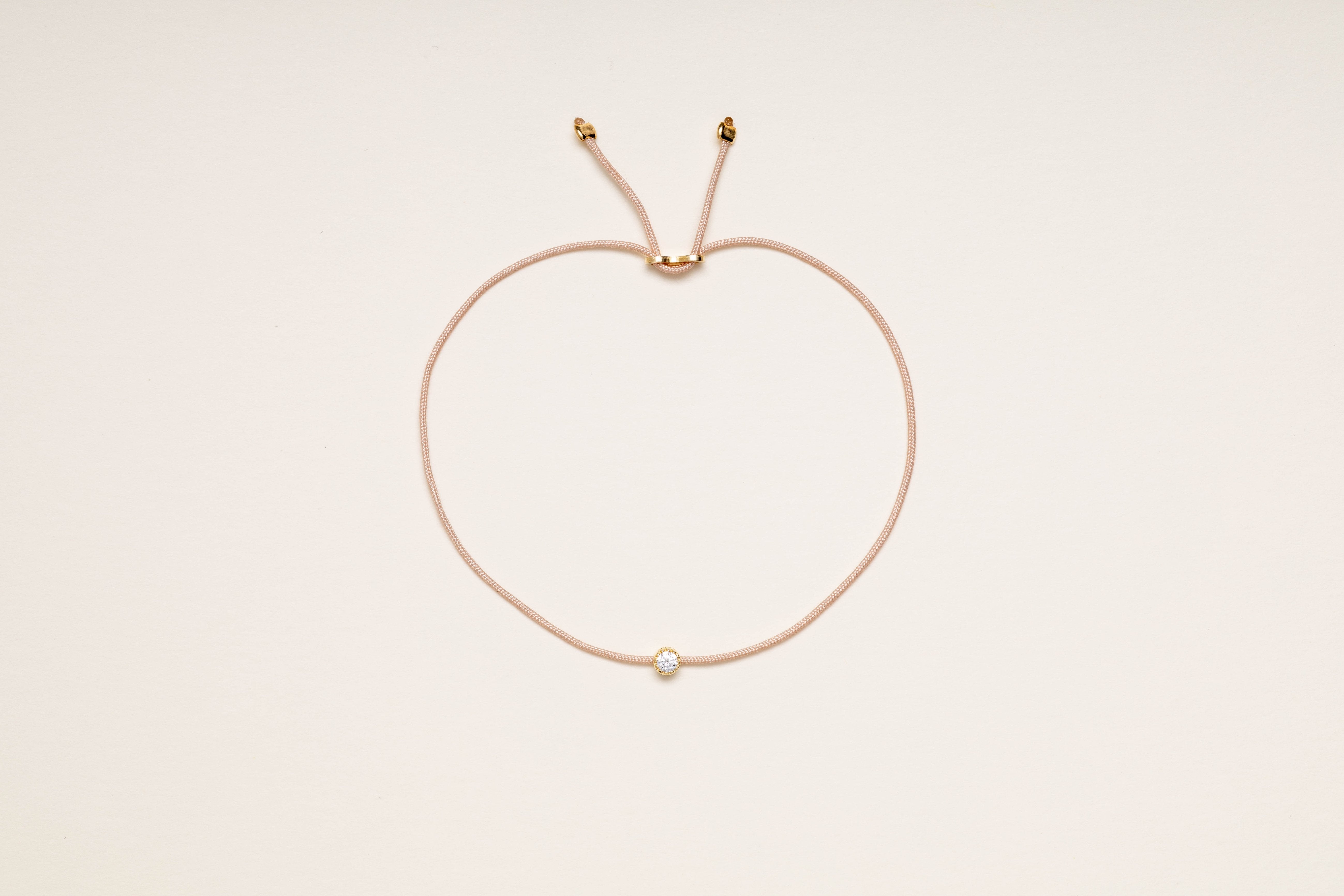Bracciale filo con zircone
