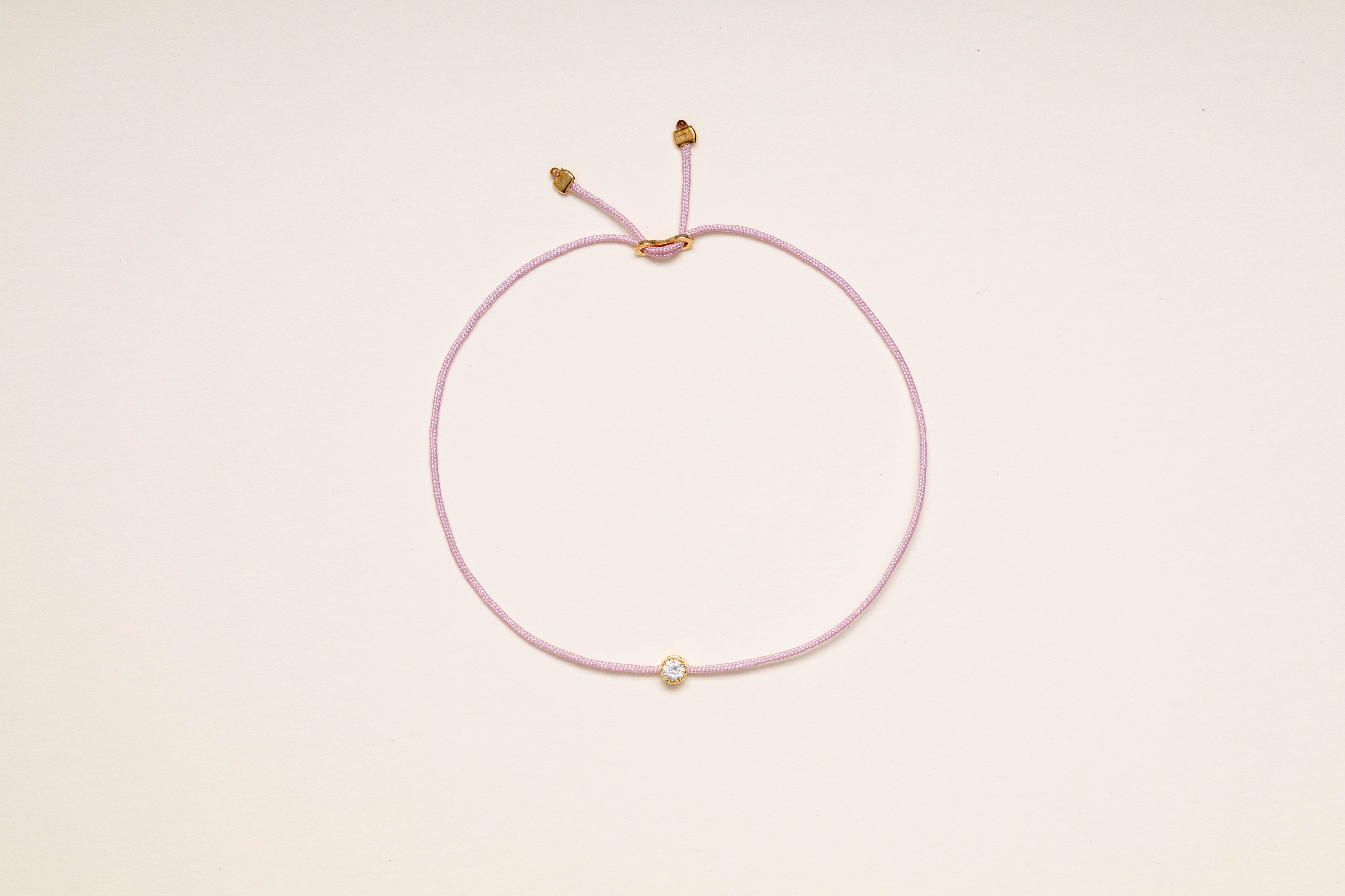 Bracciale filo con zircone