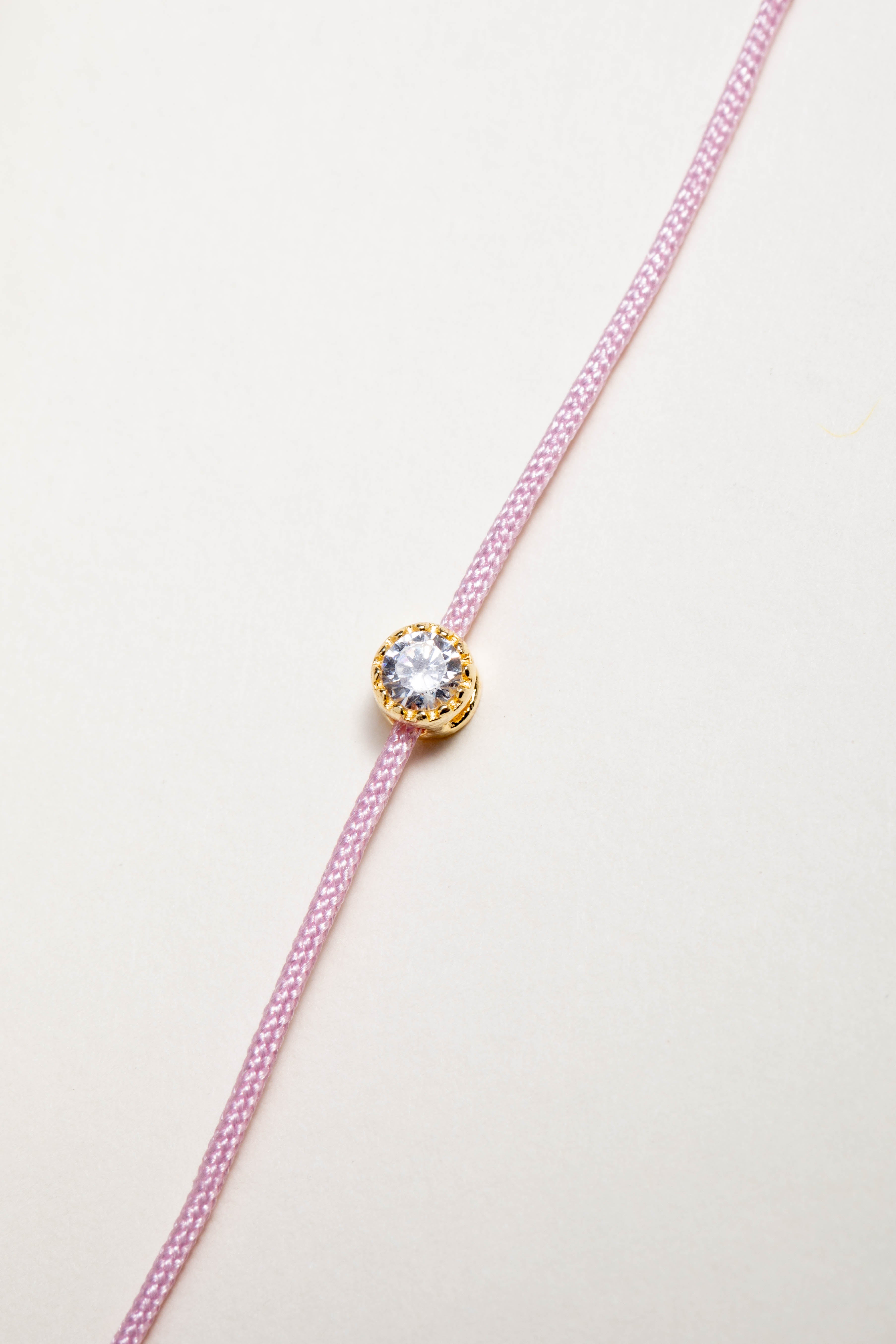 Bracciale filo con zircone