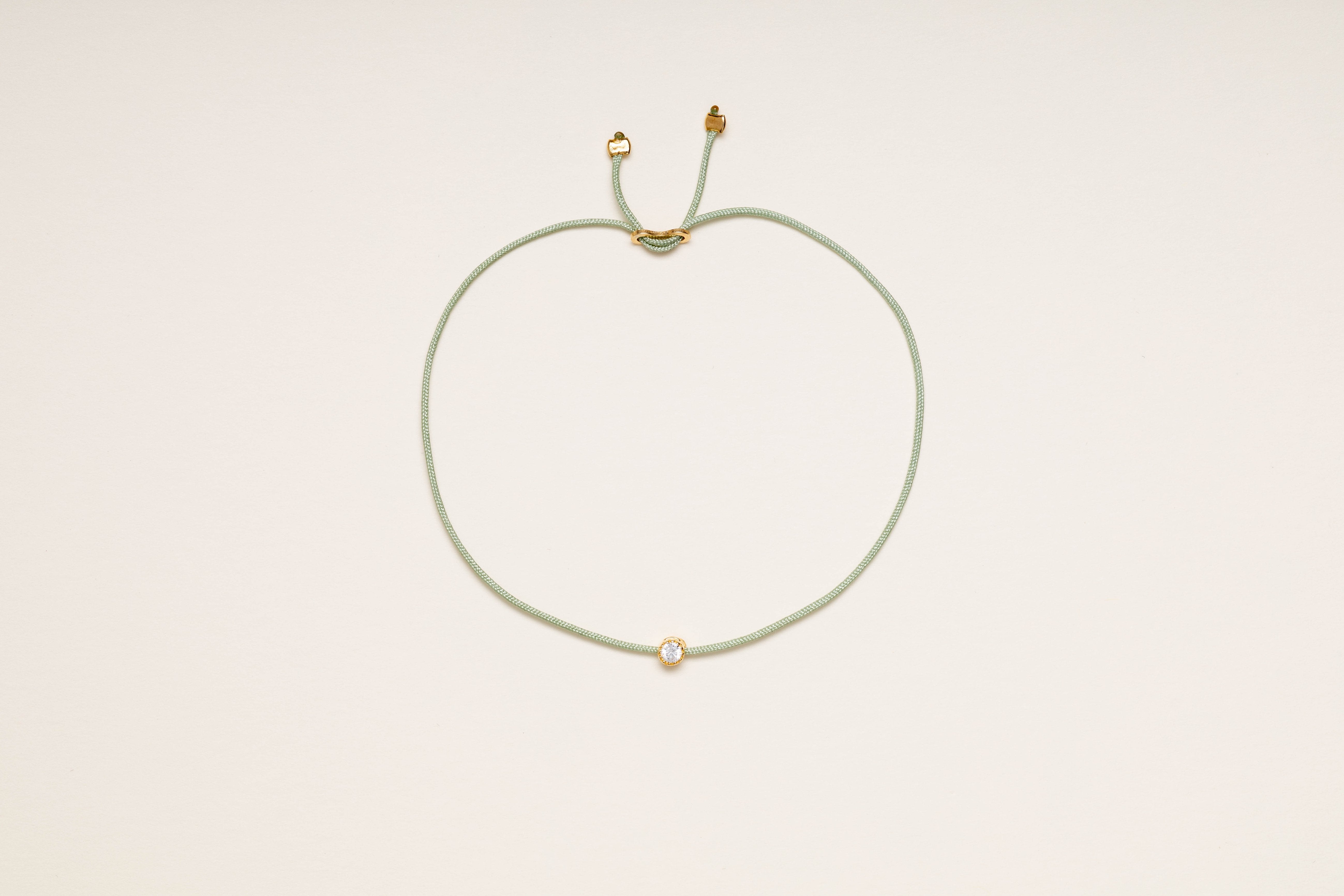 Bracciale filo con zircone