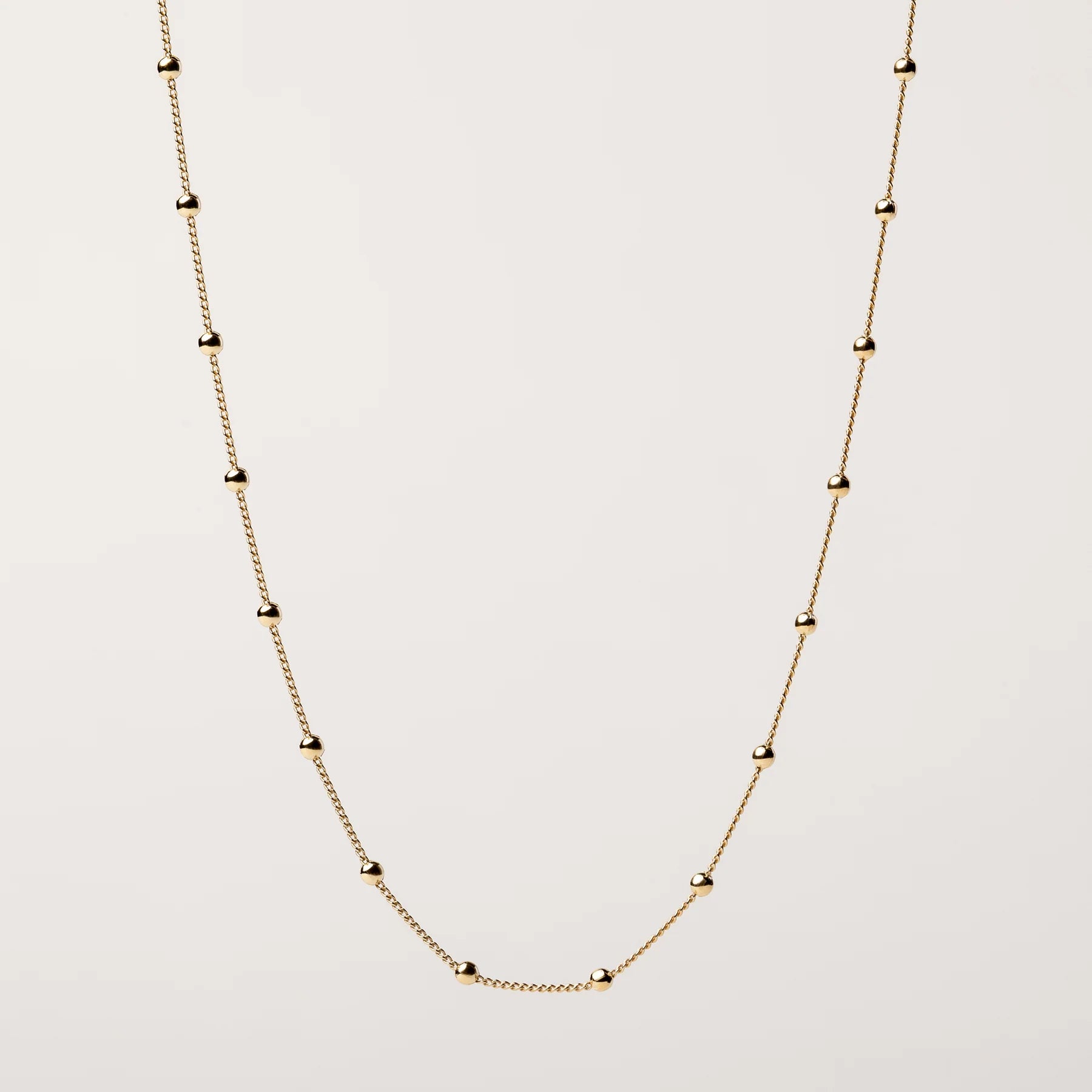 Collana palline distanti corta 36+6CM