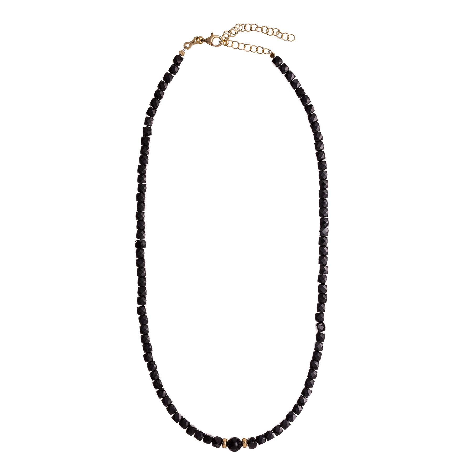 Collana con morganite cubo e 1 tonda centrale