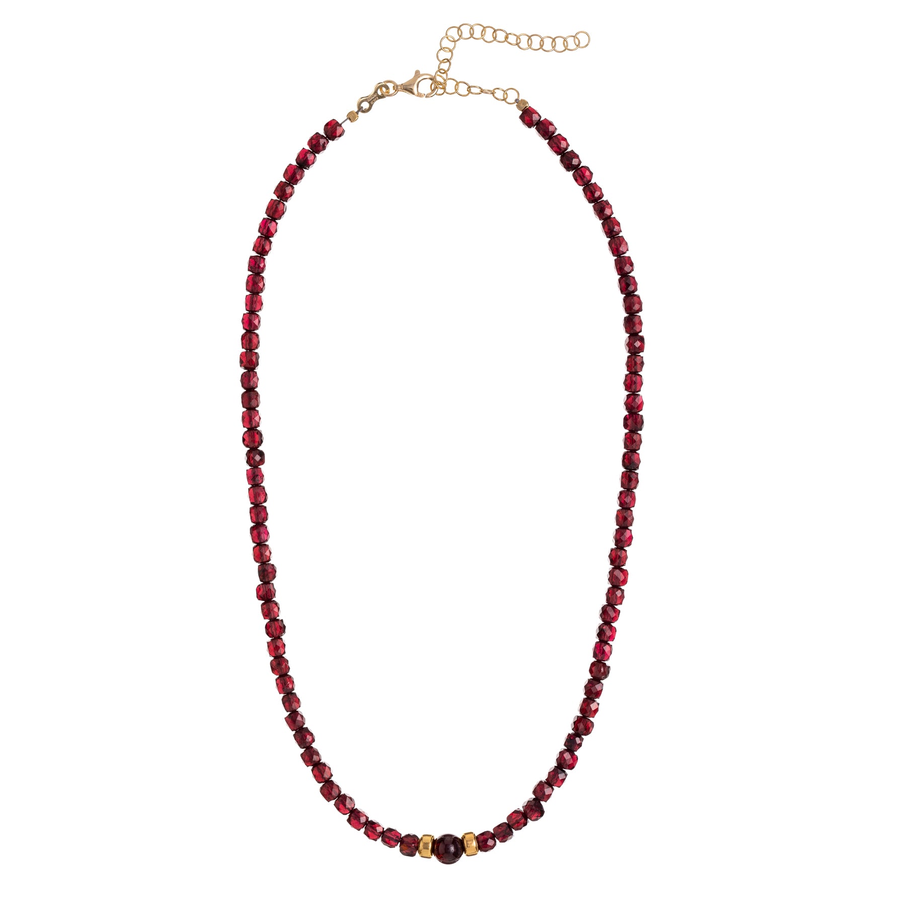 Collana con morganite cubo e 1 tonda centrale