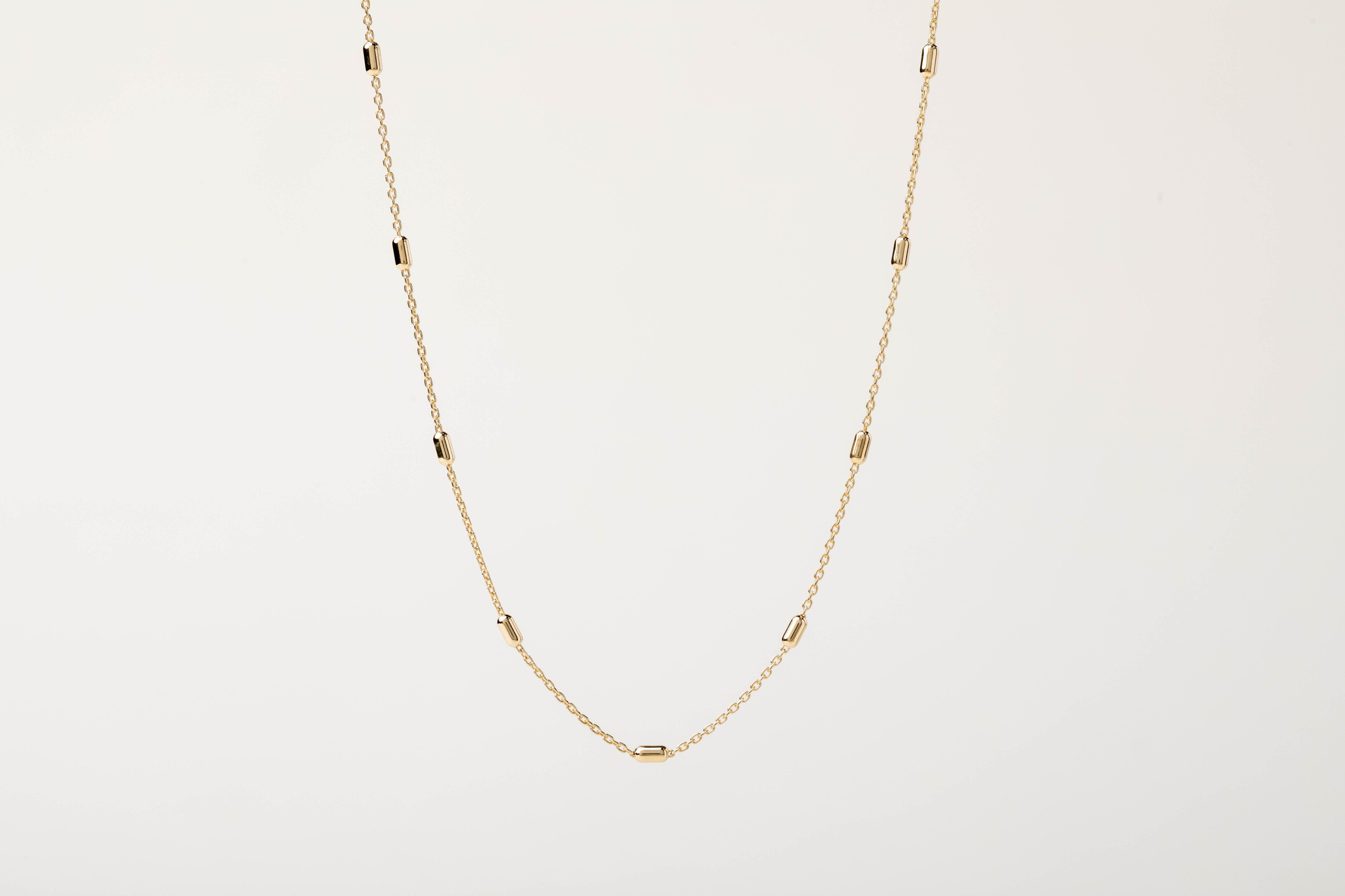 Collana cat. e rettangoli 36+6 cm