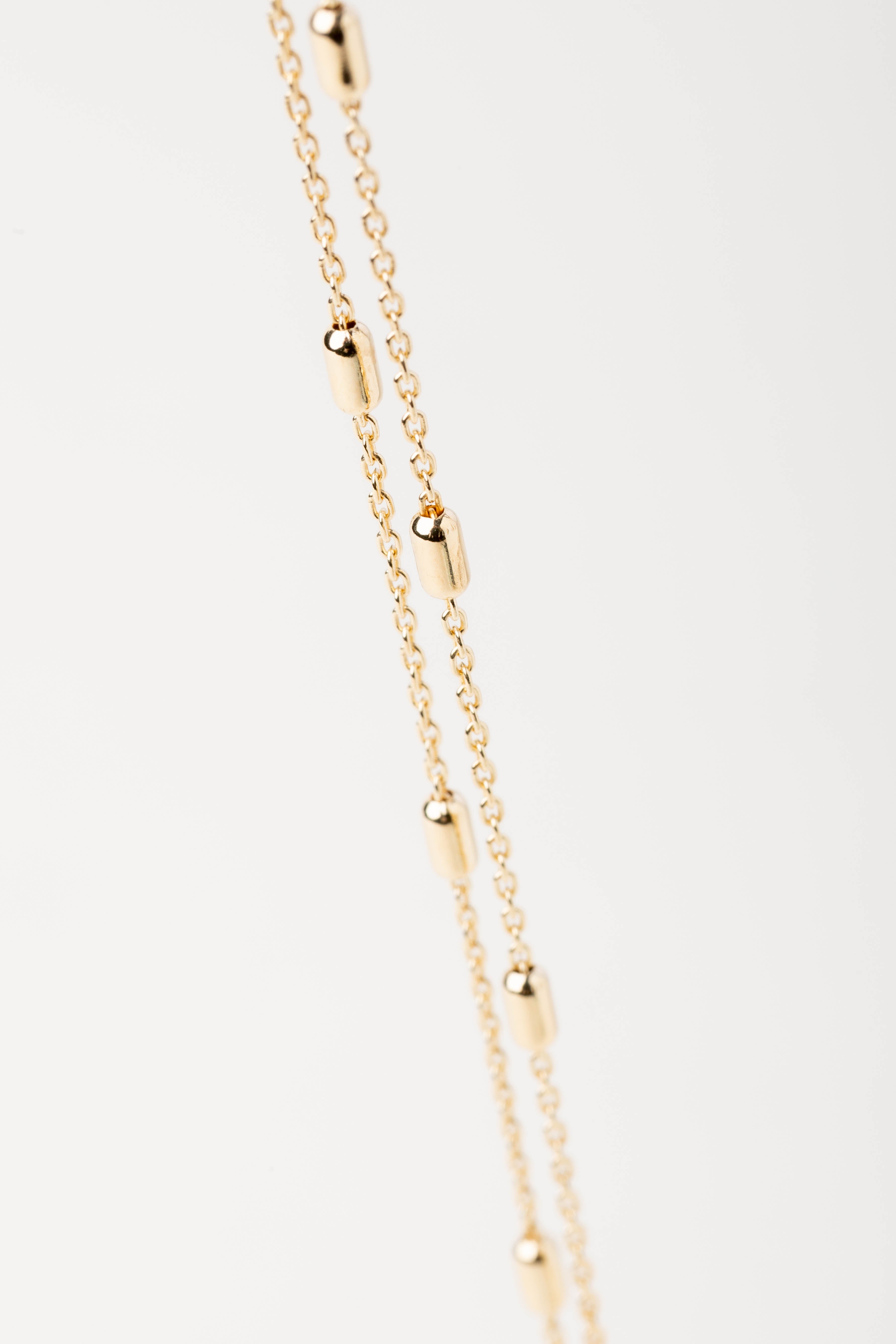 Collana cat. e rettangoli 36+6 cm