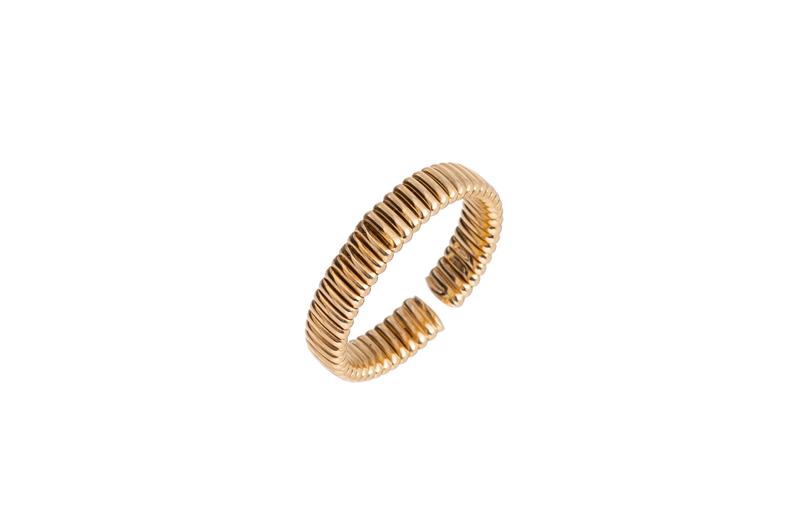 Anello aperto rettangoli slim