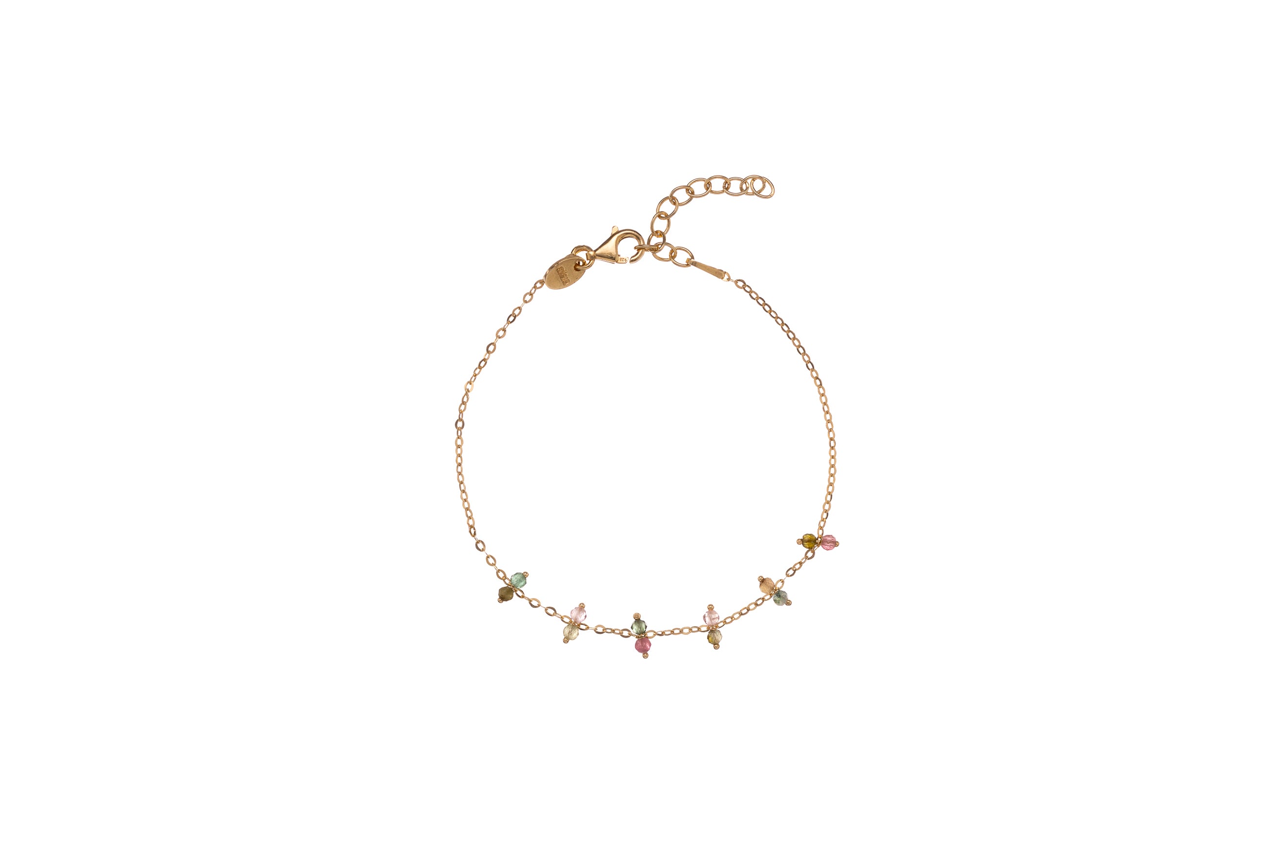 Bracciale tormaline saldate