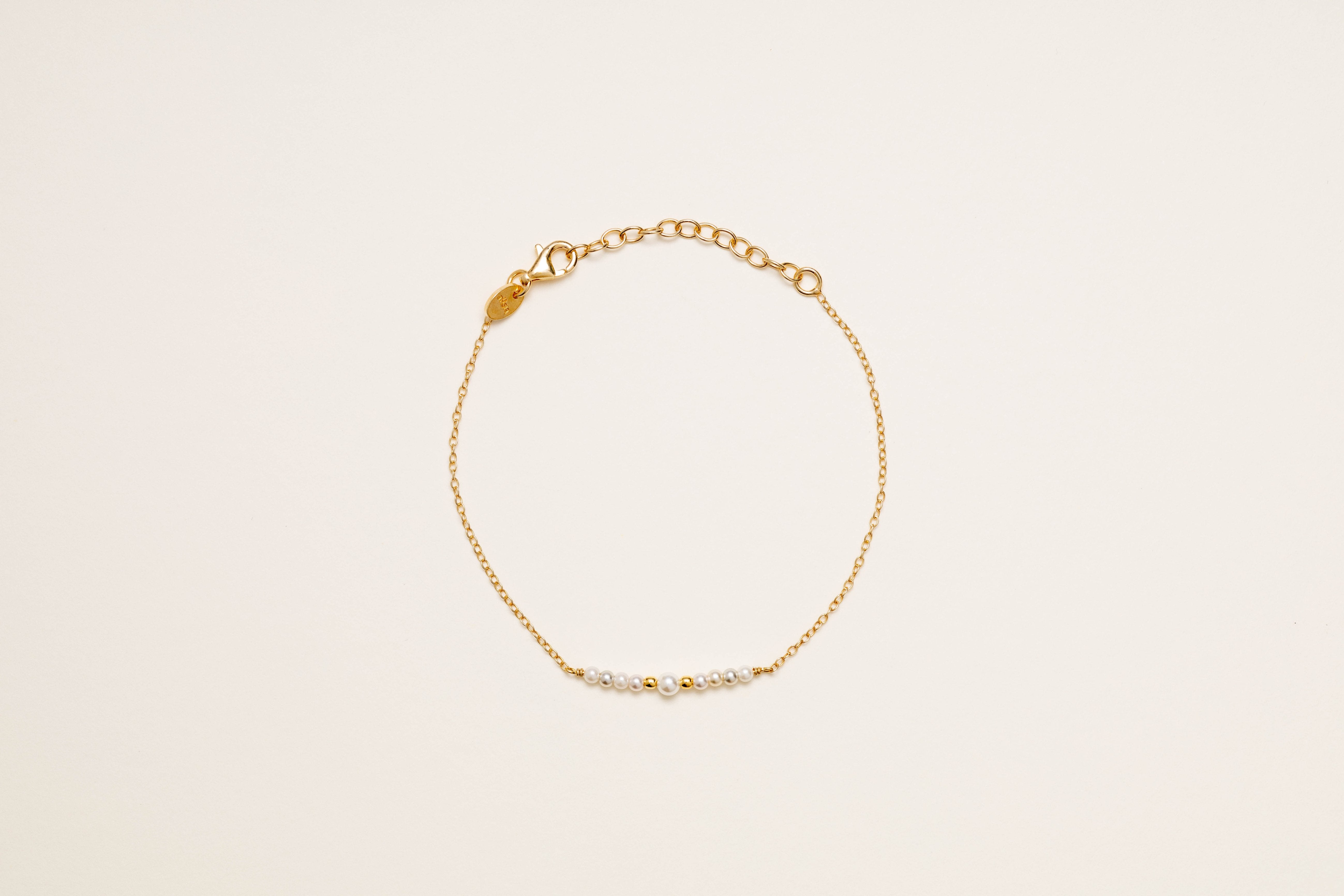 Bracciale catena perle mini