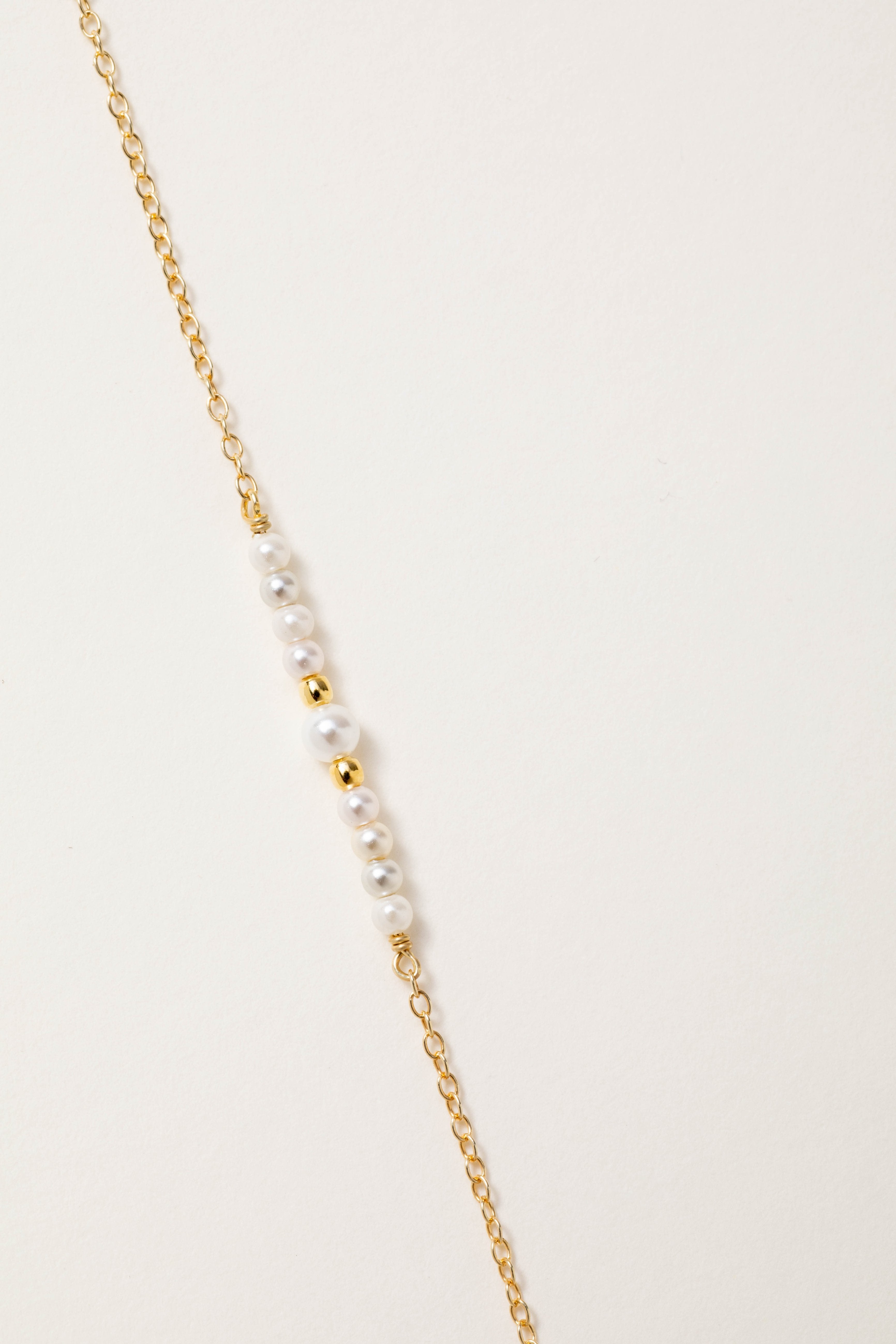 Bracciale catena perle mini