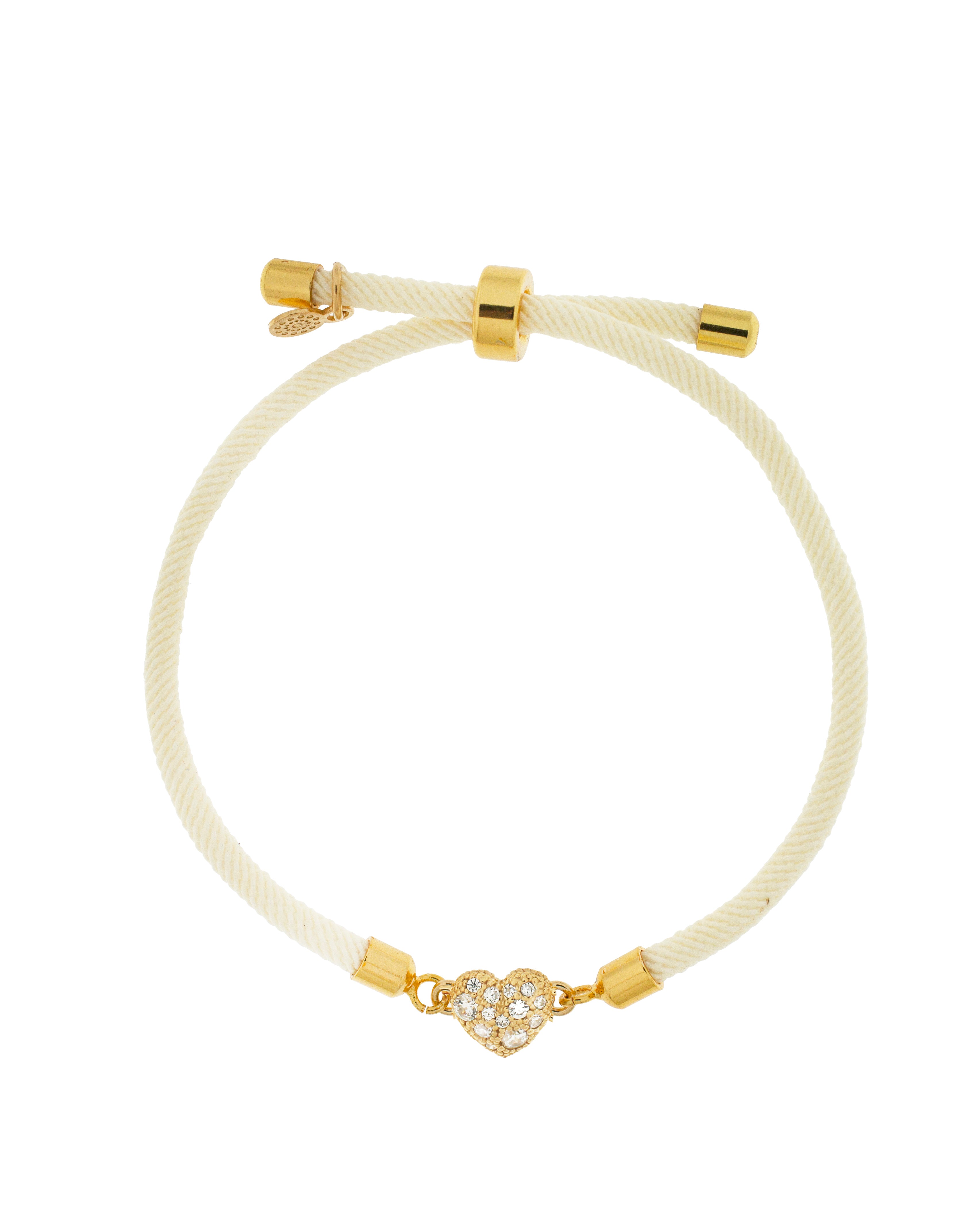Bracciale EveryDay Cuore Panna Metallo e ag925dorato