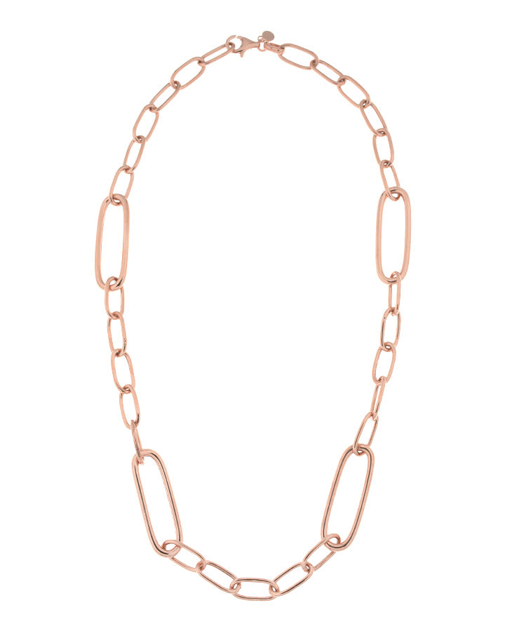 Collana Dadino Diamantato ag925 rosè cm 80