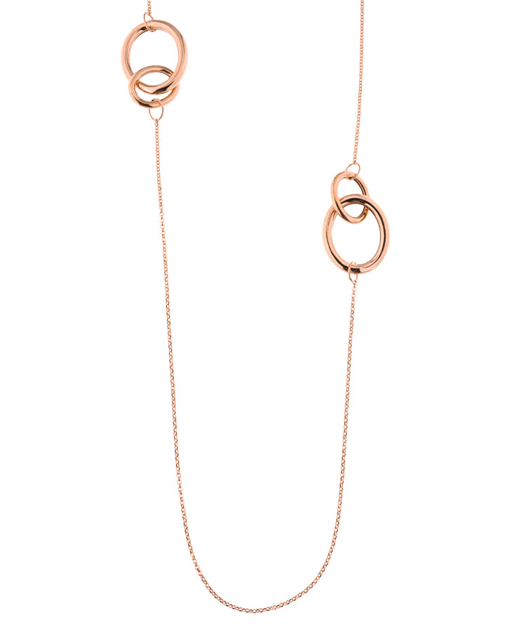 Collana Dadino Diamantato ag925 rosè cm 80