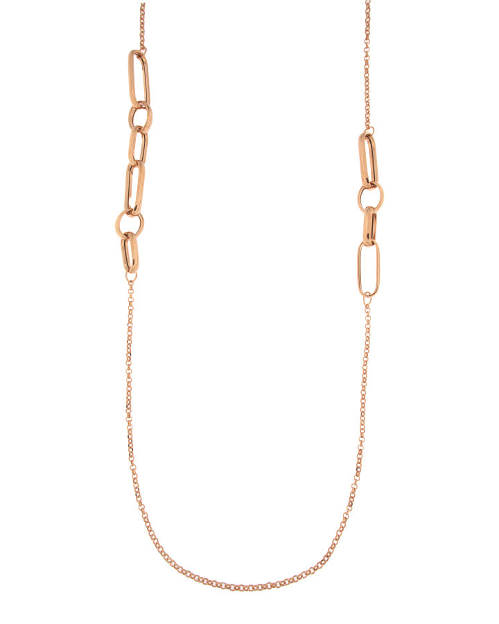 Collana Dadino Diamantato ag925 rosè cm 80