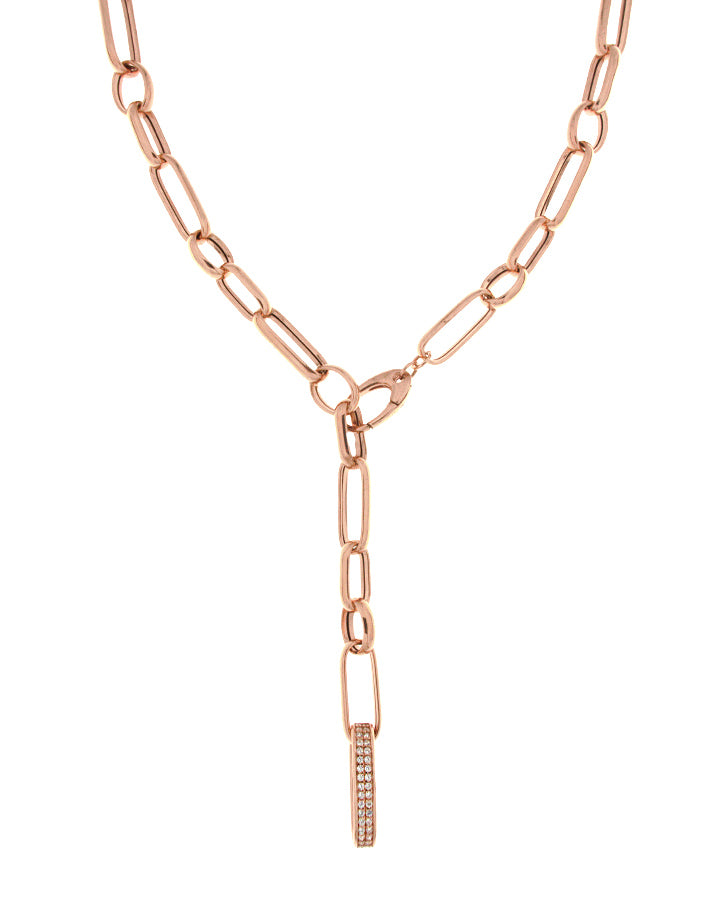 Collana Dadino Diamantato ag925 rosè cm 80