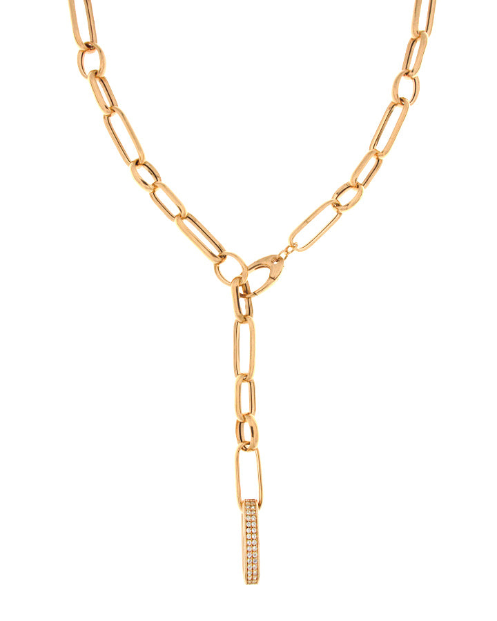 Collana Dadino Diamantato ag925 rosè cm 80