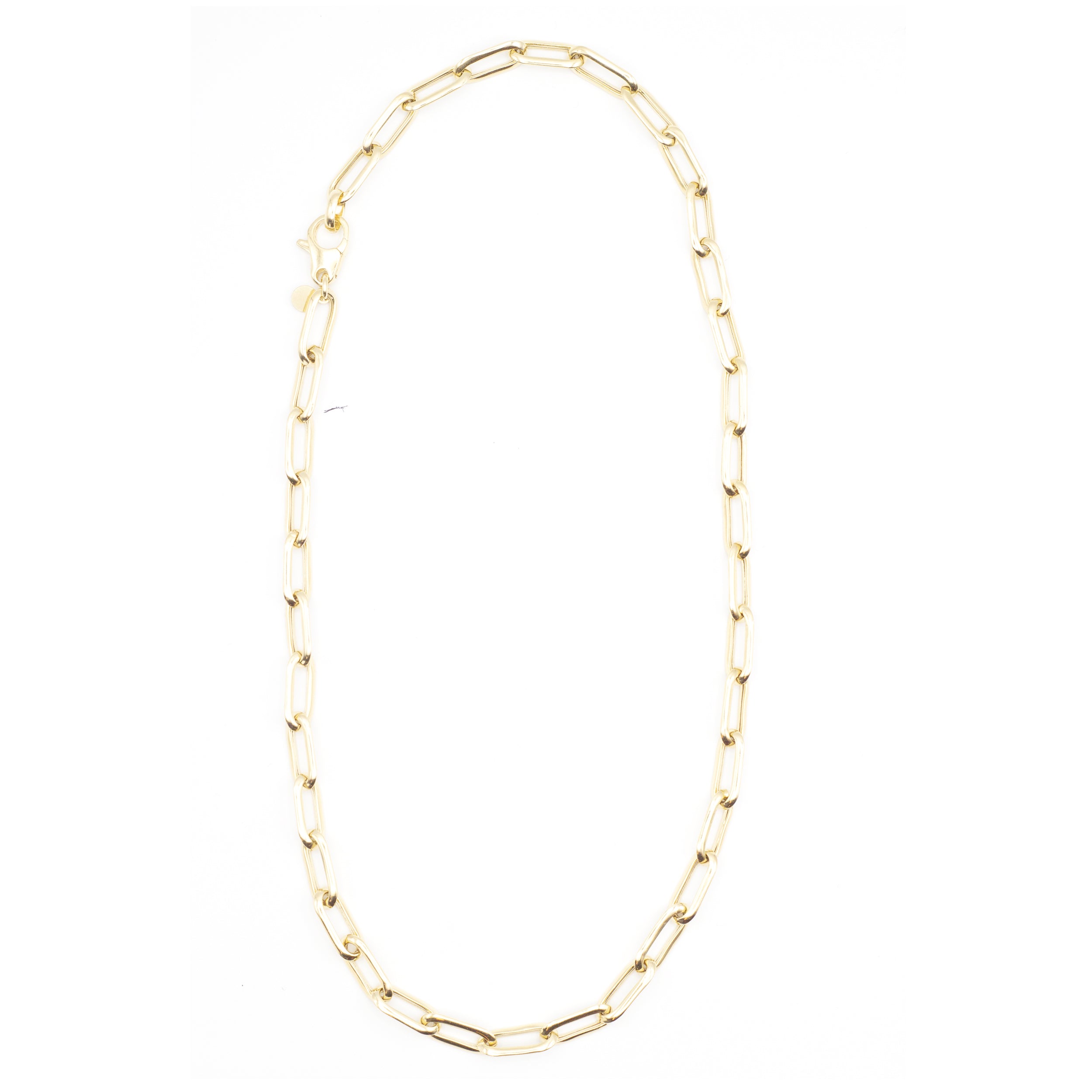 Collana Losanghe Lucida ag925 dorato cm 45