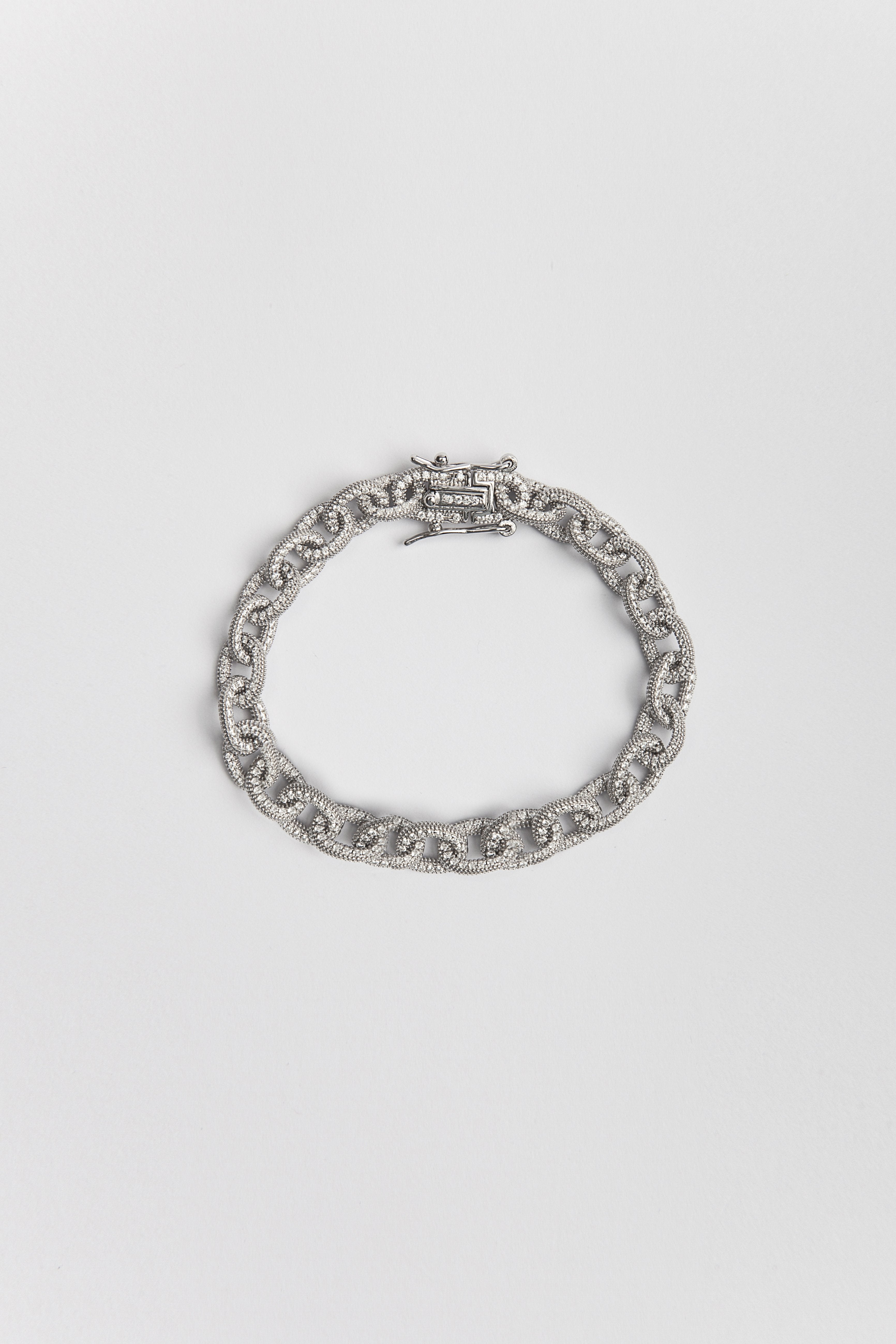 BRACCIALE ROLO CON ZIRCONIA CUBICA / GALVANICA ROD