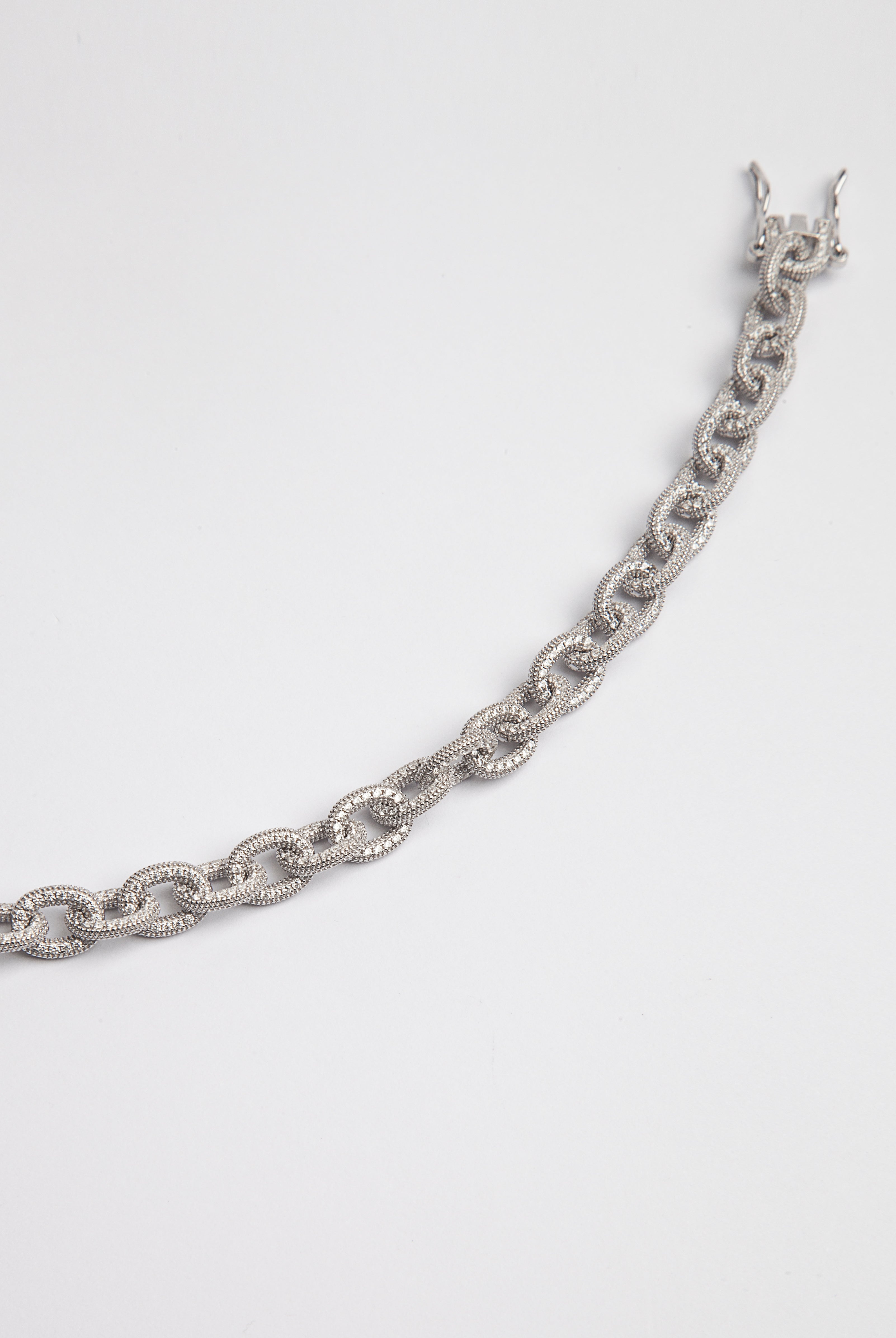BRACCIALE ROLO CON ZIRCONIA CUBICA / GALVANICA ROD