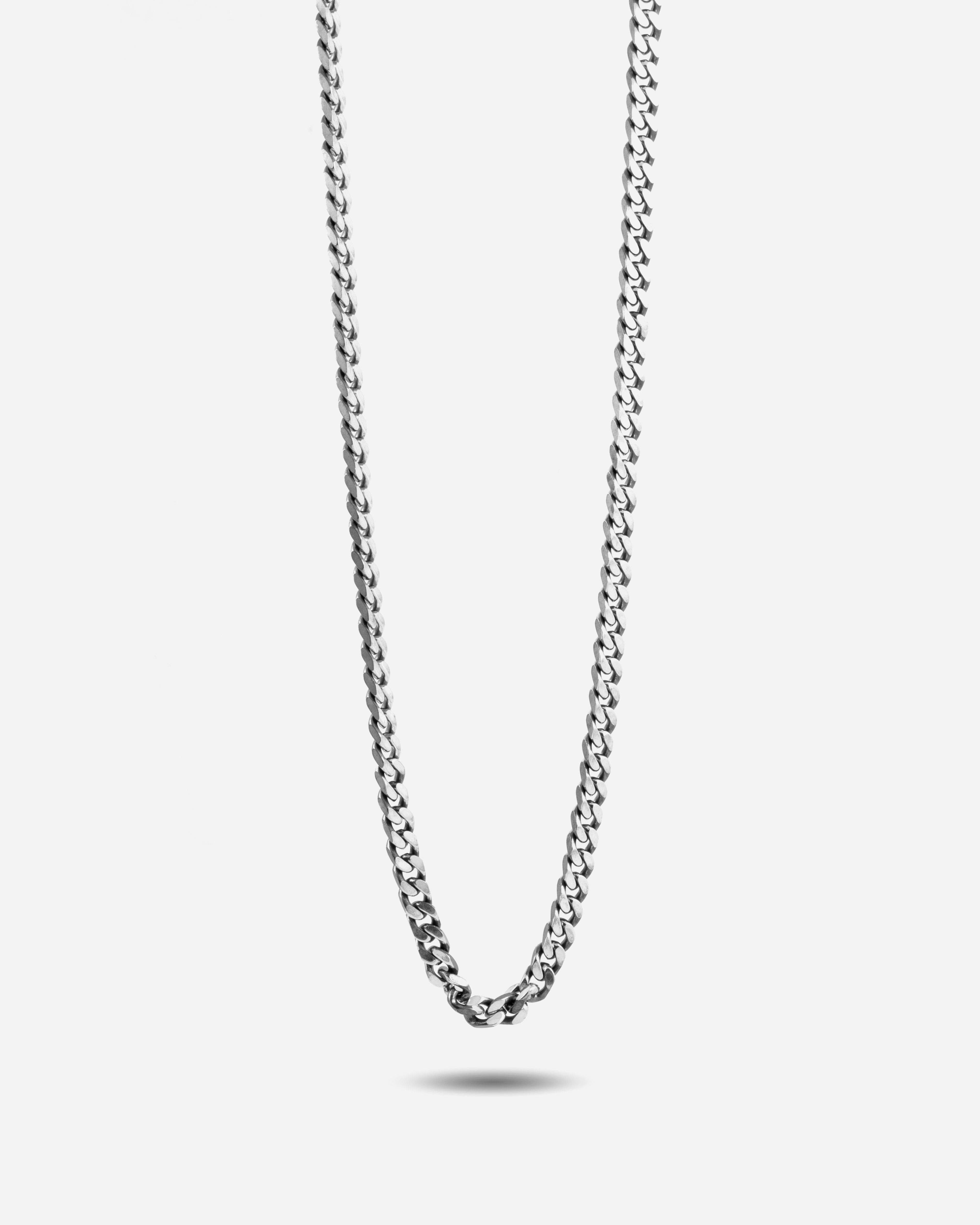 COLLANA GRUMETTA QUADRATA FILO 150 / ARGENTO BRUNI