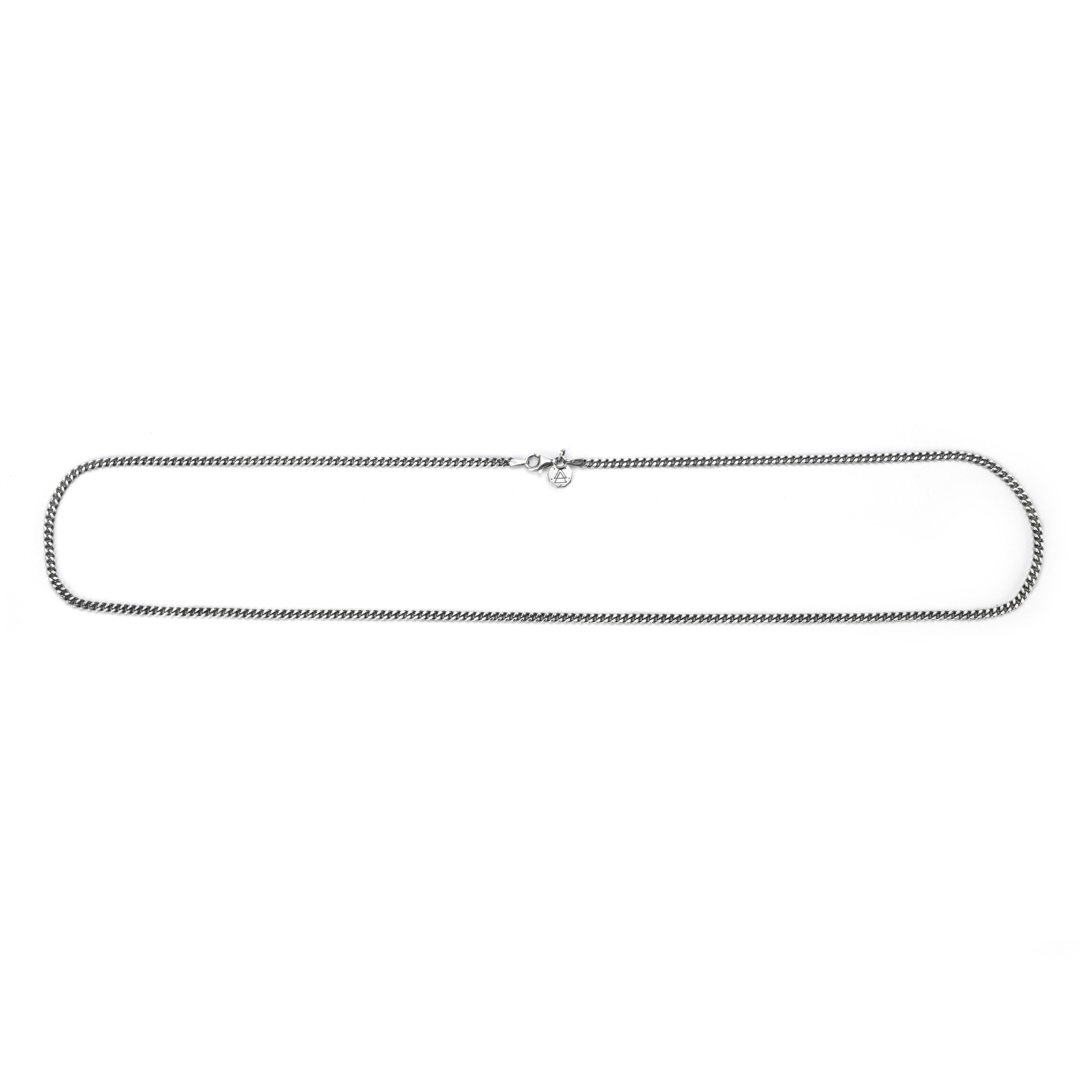 COLLANA GRUMETTA FILO 080 / ARGENTO BRUNITO LUCIDO