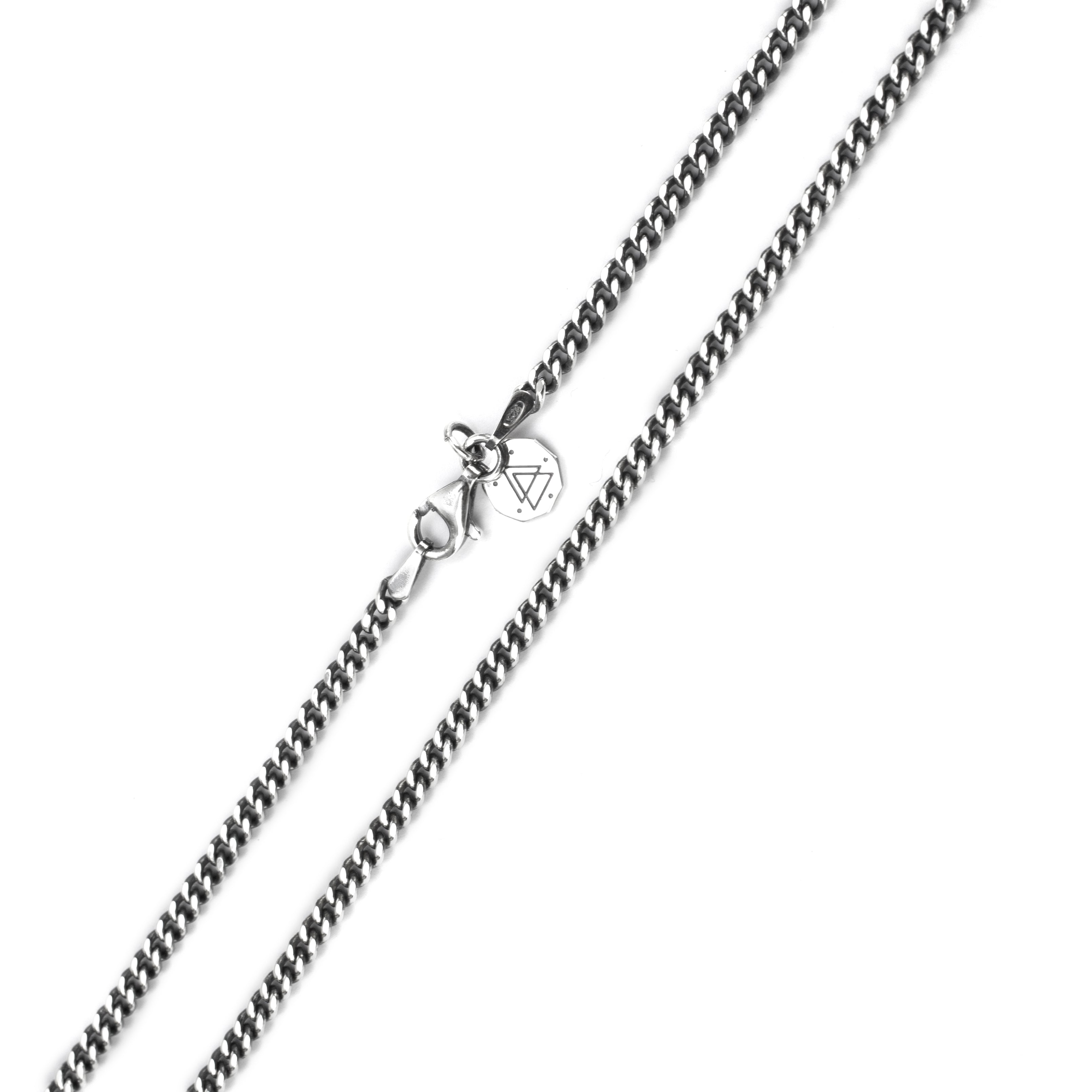 COLLANA GRUMETTA FILO 080 / ARGENTO BRUNITO LUCIDO