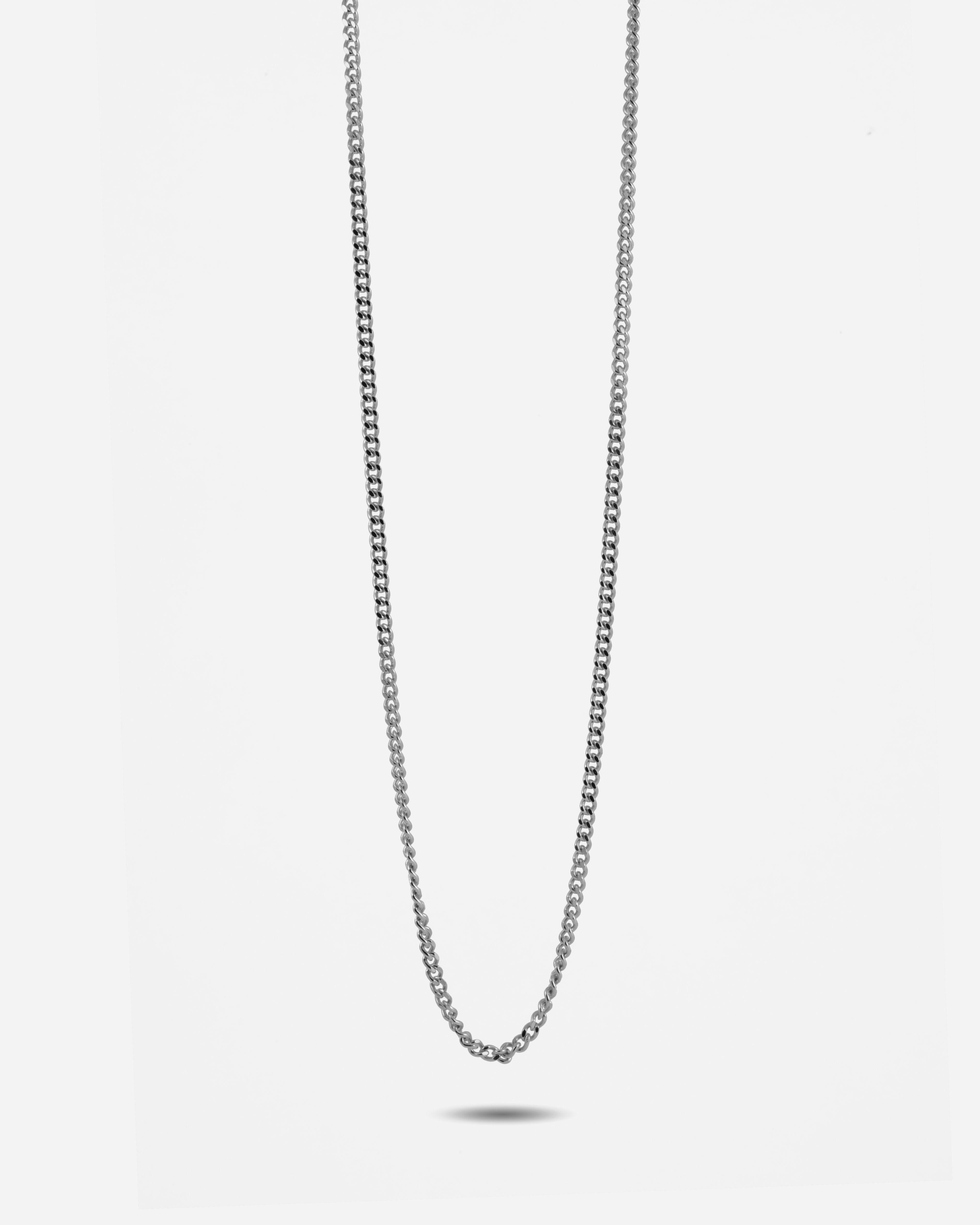 COLLANA GRUMETTA FILO 080 / ARGENTO BRUNITO LUCIDO