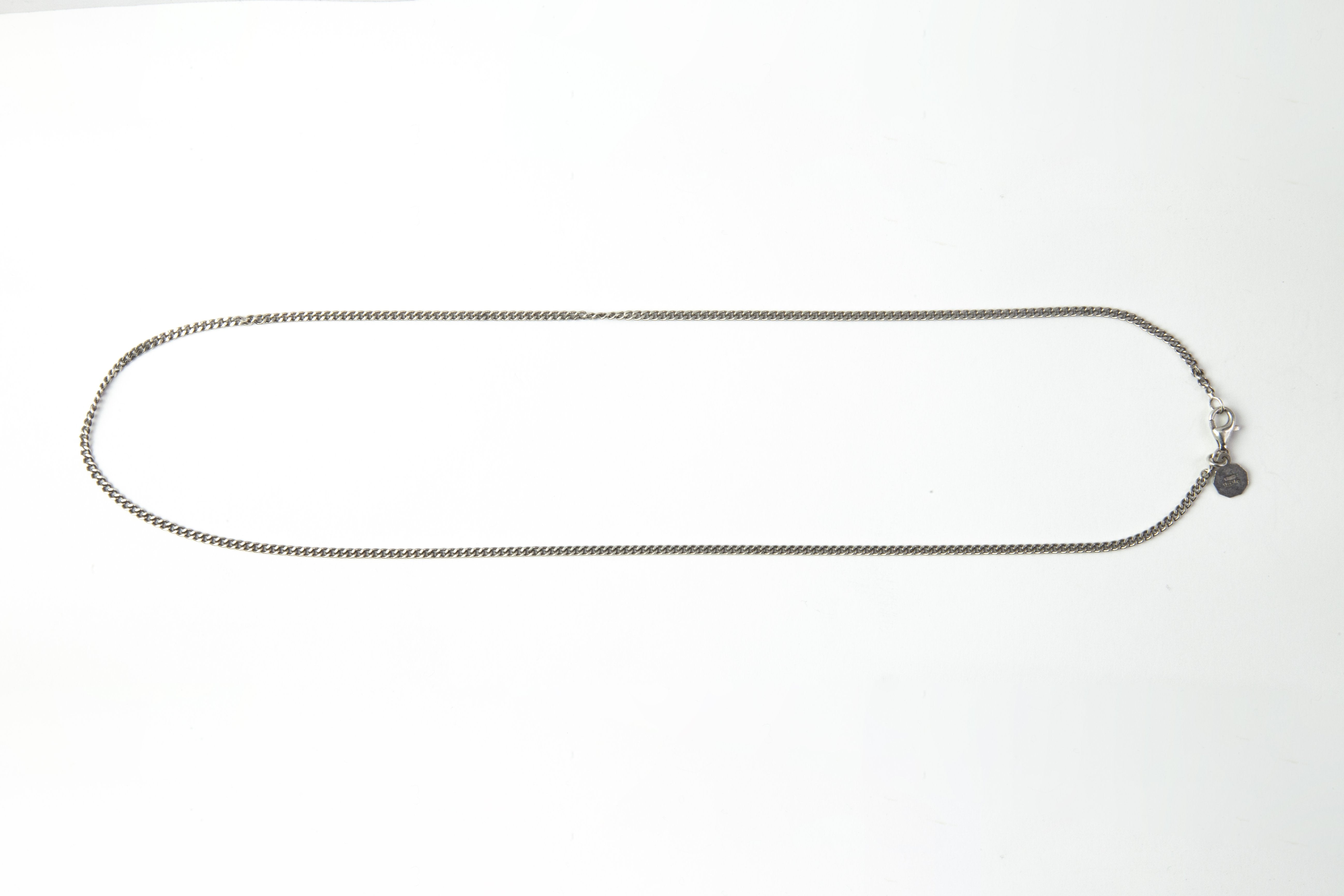 COLLANA GRUMETTA FILO 060 / ARGENTO BRUNITO LUCIDO