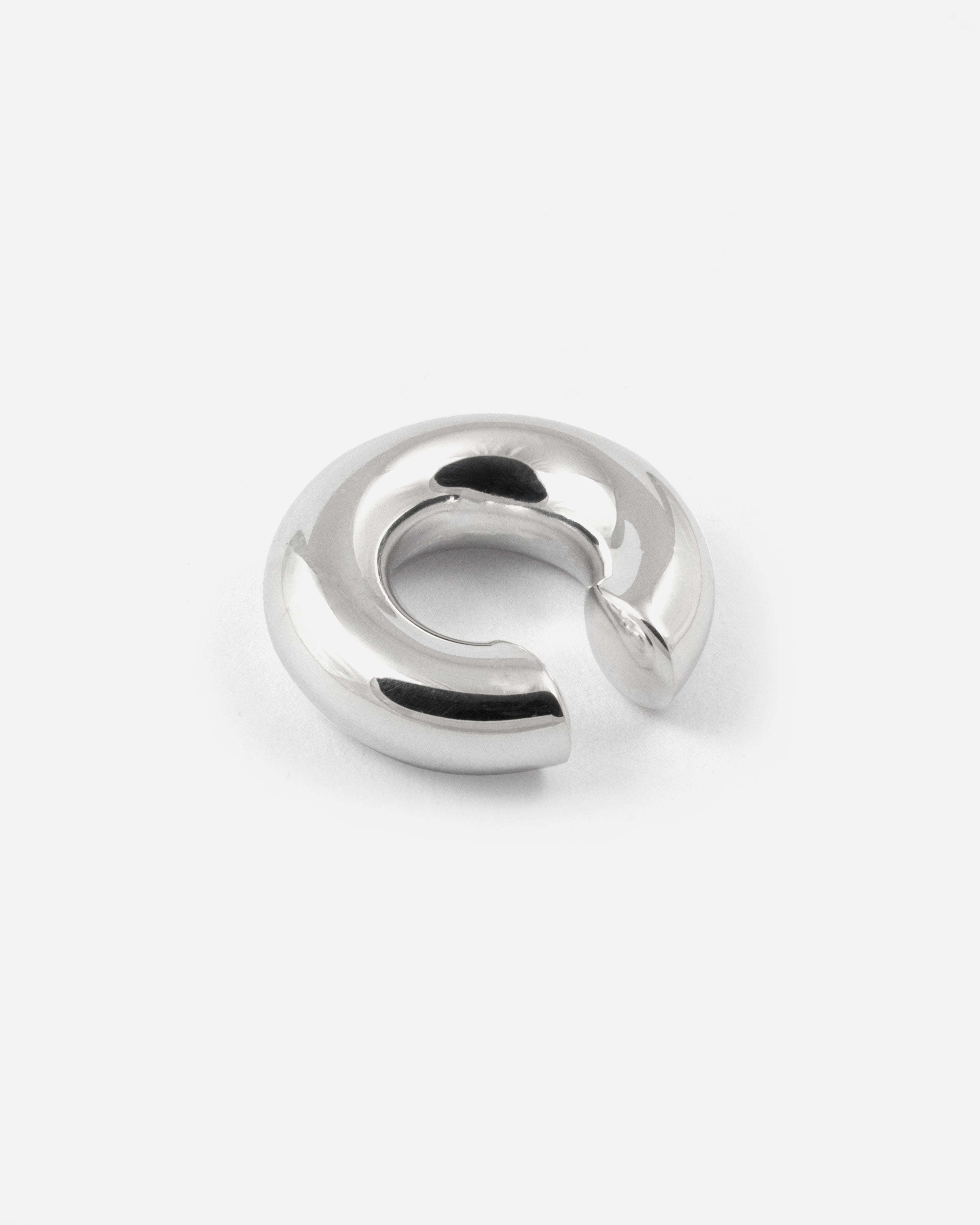 EARCUFF SINGOLO BOLD FILO 7 MM / ARGENTO LUCIDO
