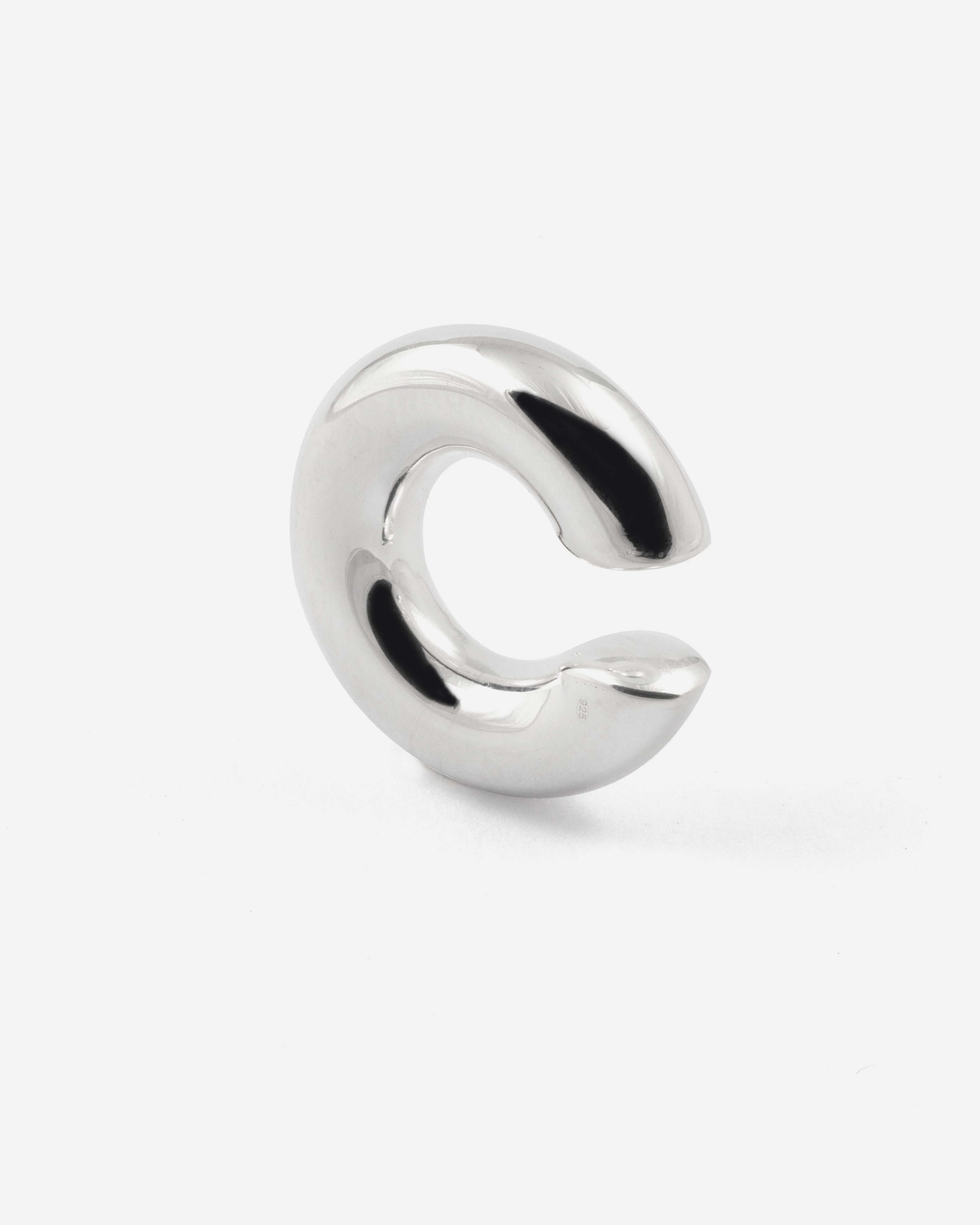 EARCUFF SINGOLO BOLD FILO 7 MM / ARGENTO LUCIDO