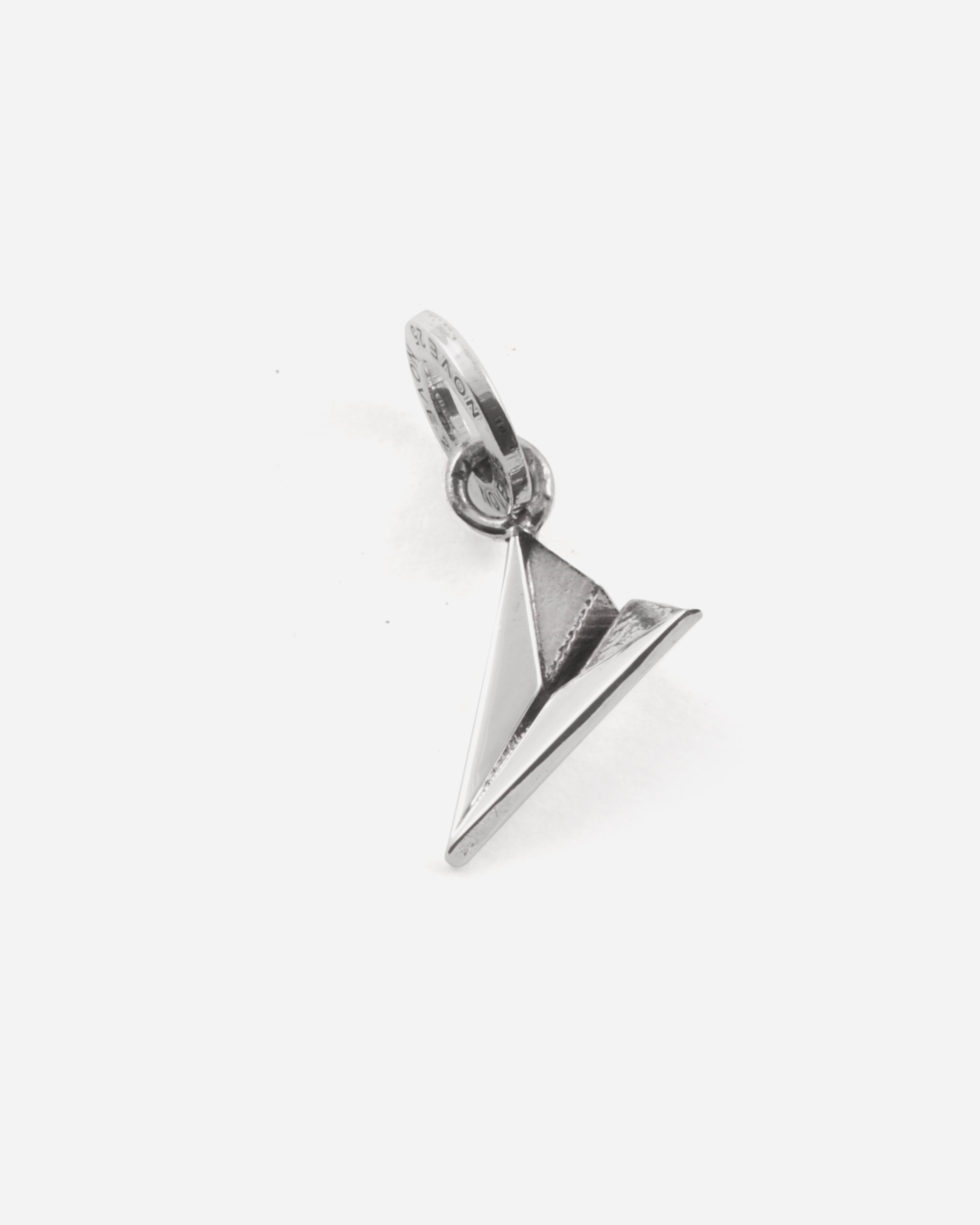 PENDENTE CHARM ORIGAMI AEROPLANINO / ARGENTO BRUNI