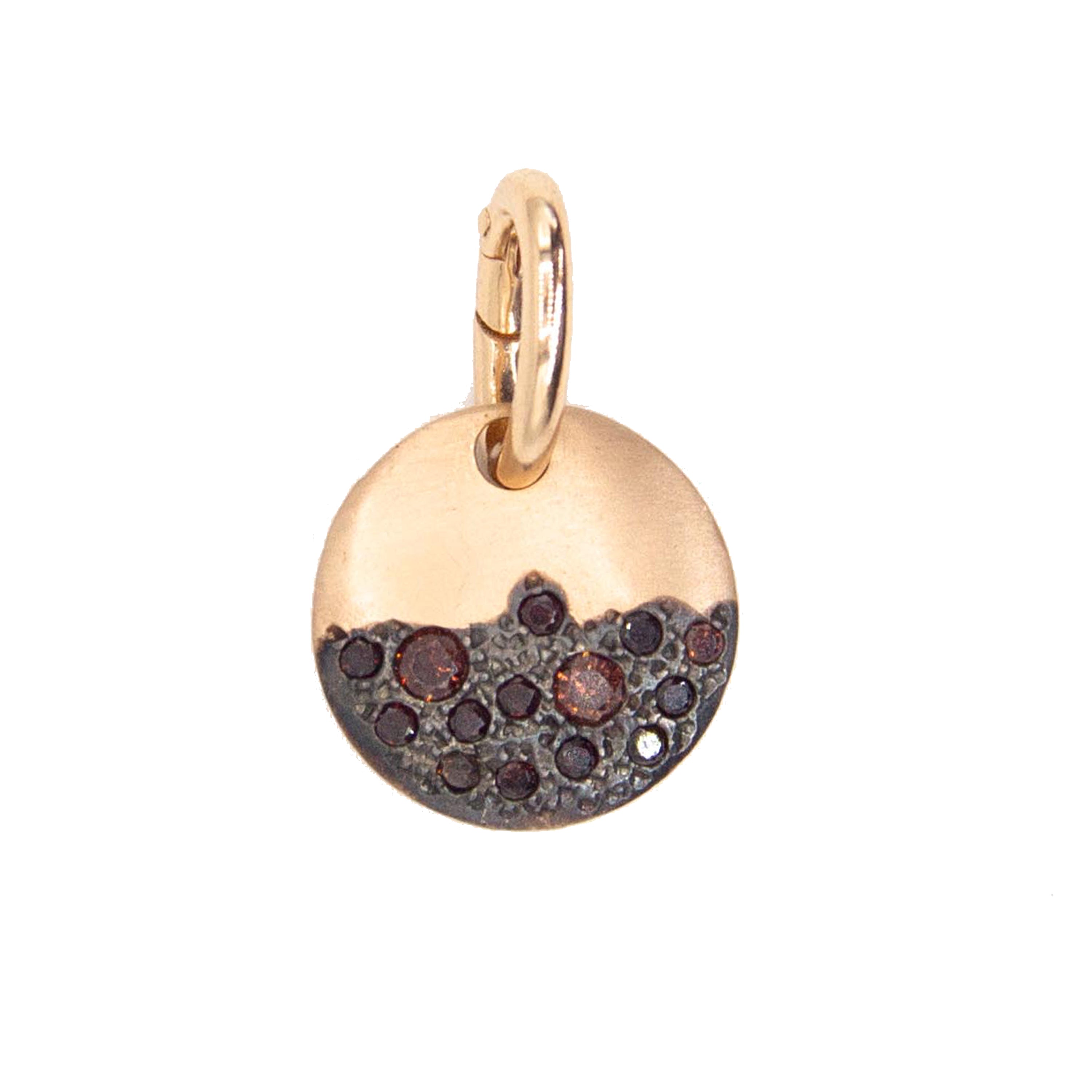 Pendente Tondo Piccolo Tanzanite ag925 rose'
