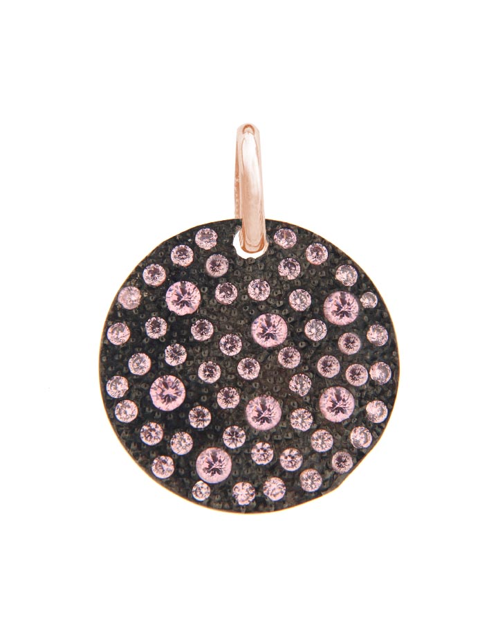 Pendente Tondo Piccolo Tanzanite ag925 rose'