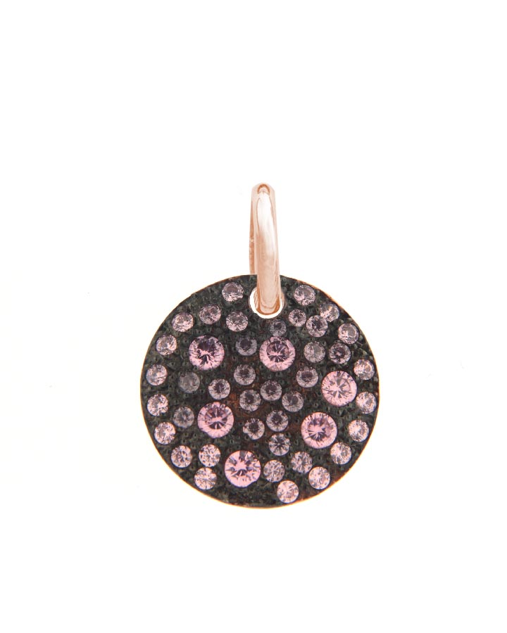 Pendente Tondo Piccolo Tanzanite ag925 rose'