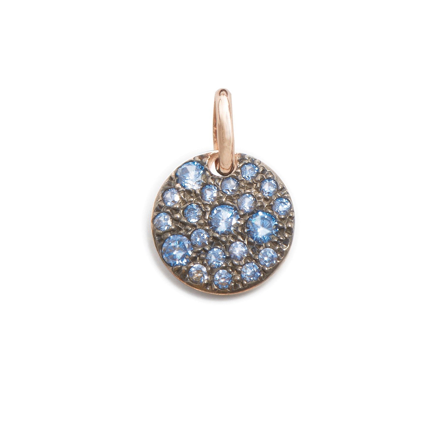 Pendente Tondo Piccolo Tanzanite ag925 rose'