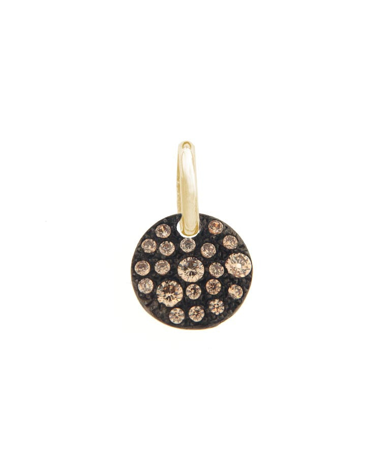 Pendente Tondo Piccolo Brown ag925 rose'