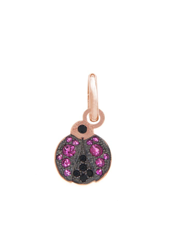 Pendente Tondo Piccolo Brown ag925 rose'