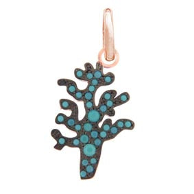 Pendente Tondo Piccolo Brown ag925 rose'