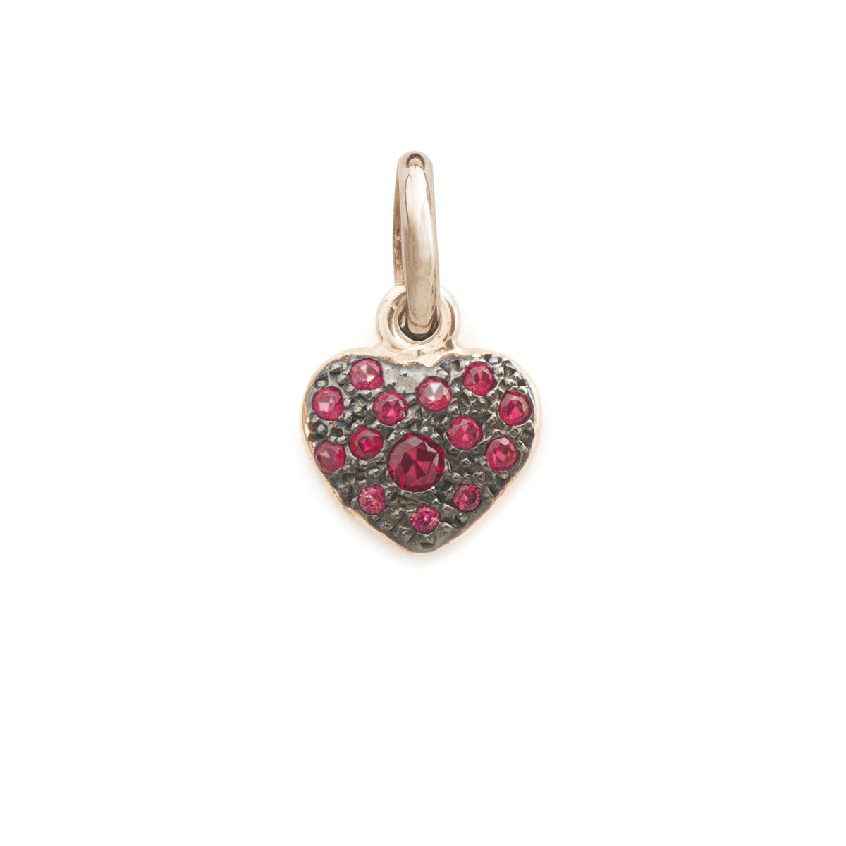 Pendente Tondo Grande Nero ag925 rose'