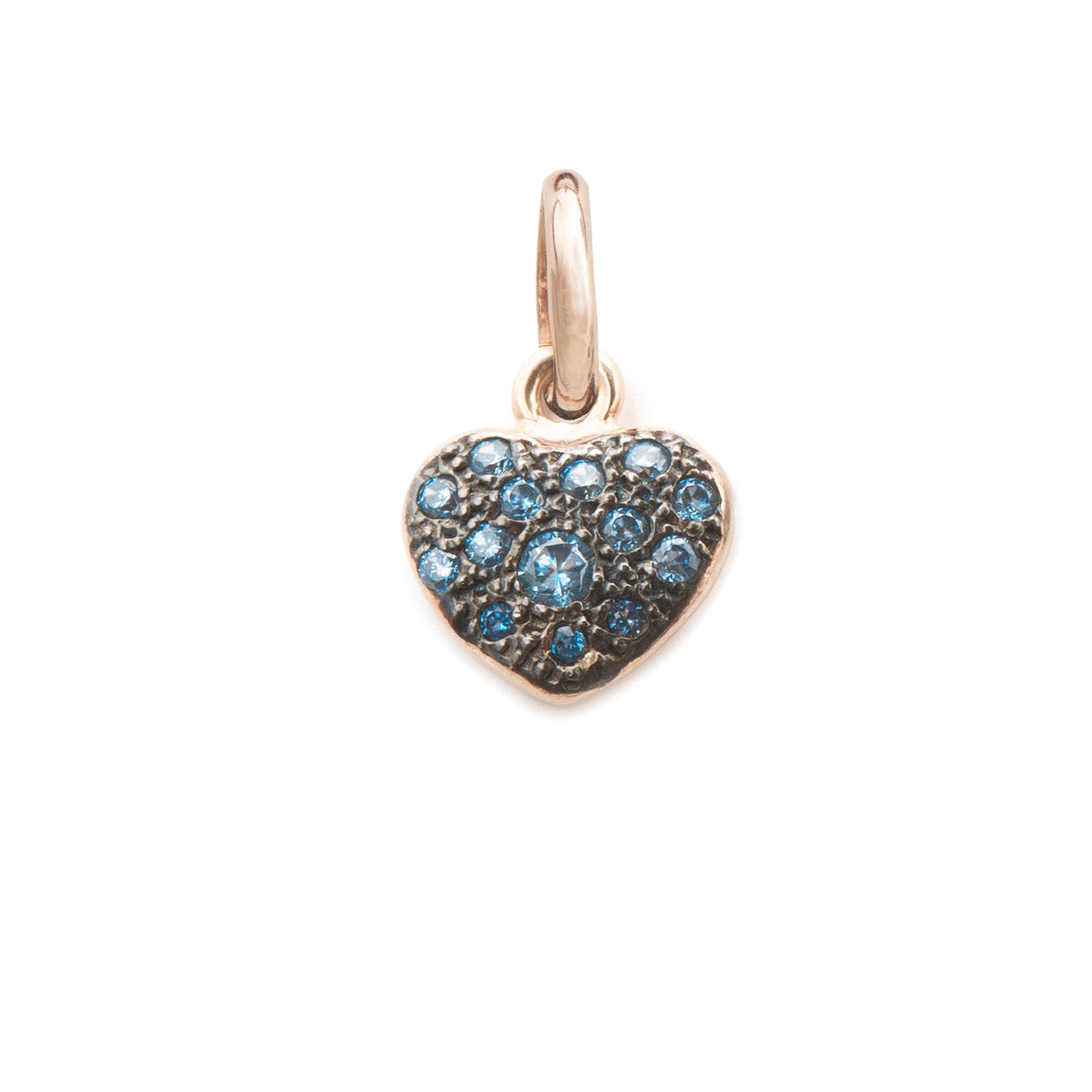 Pendente Tondo Grande Nero ag925 rose'