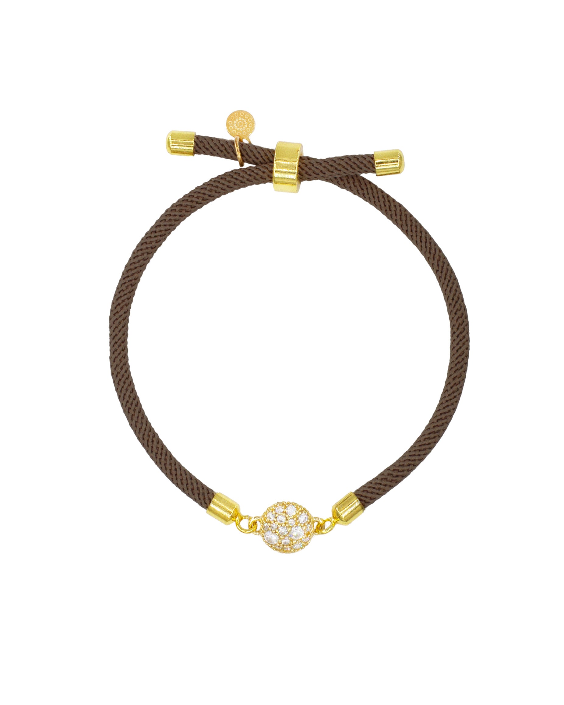 Bracciale EveryDay Marrone Scuro Metallo e ag925dorato