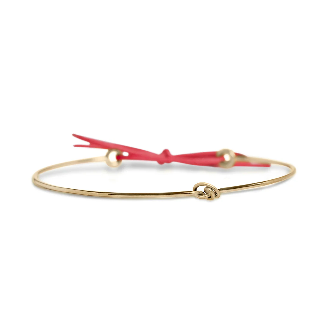 Bracciale Filodamore in Oro Giallo 9kt con Nodino Small